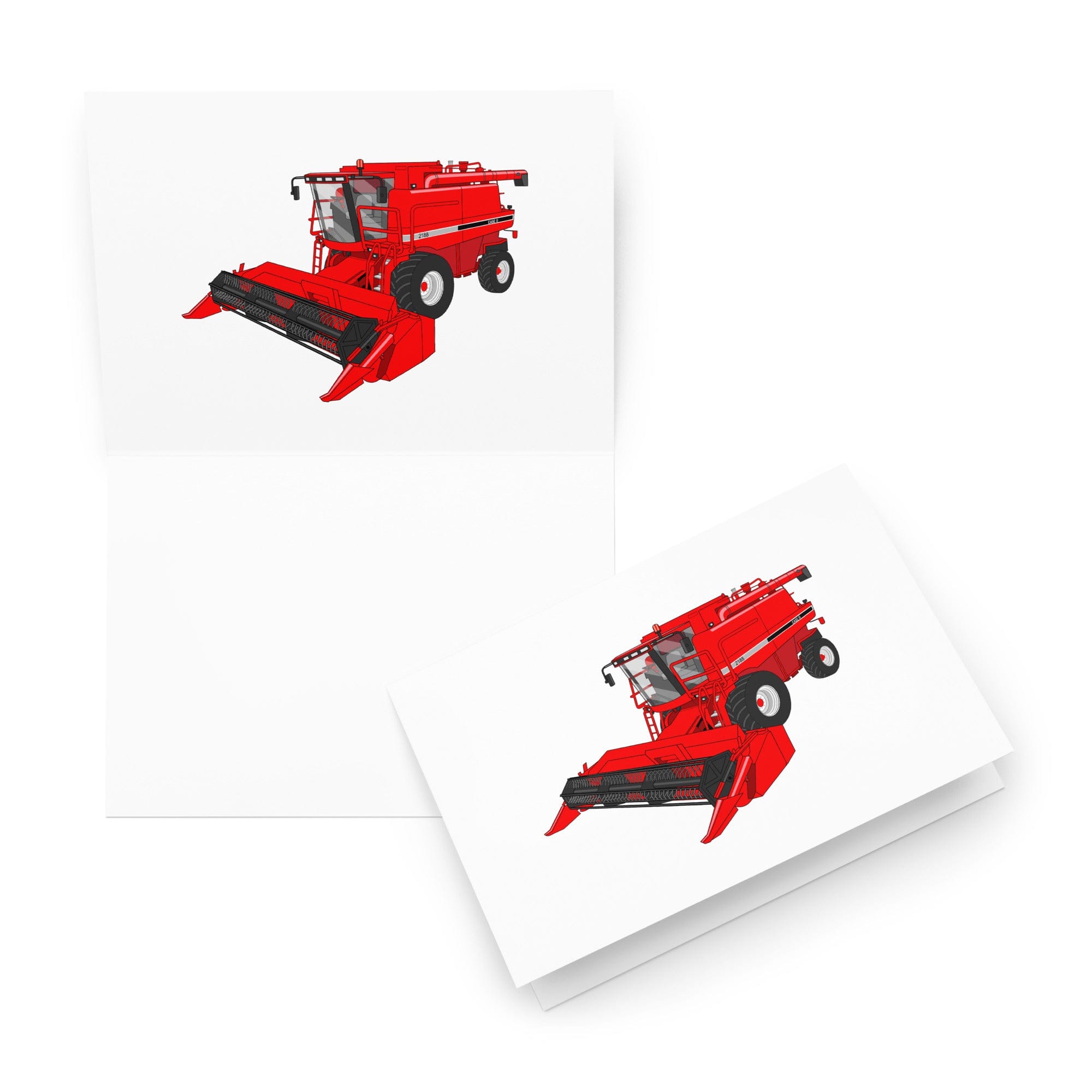 The Tractor Mugs Store 5.83″×8.27″ Case IH Axial Flow 2188 Harvester | Greeting card Quality Farmers Merch