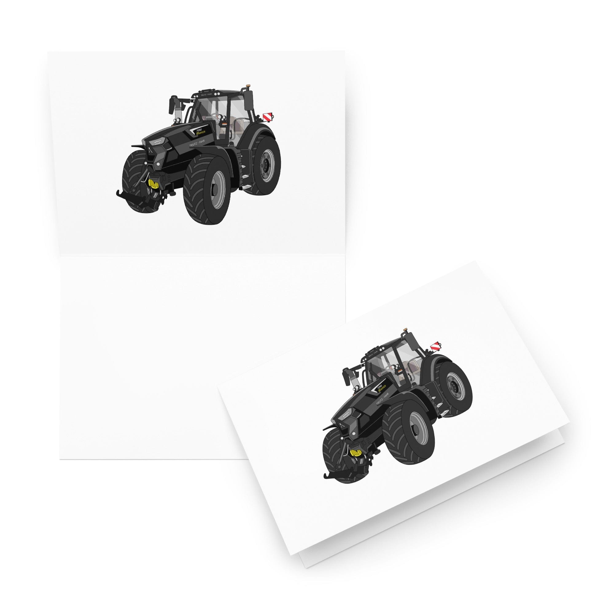 The Tractor Mugs Store 5.83″×8.27″ Deutz-Fahr 7250 TTV Warrior Edition | Greeting card Quality Farmers Merch