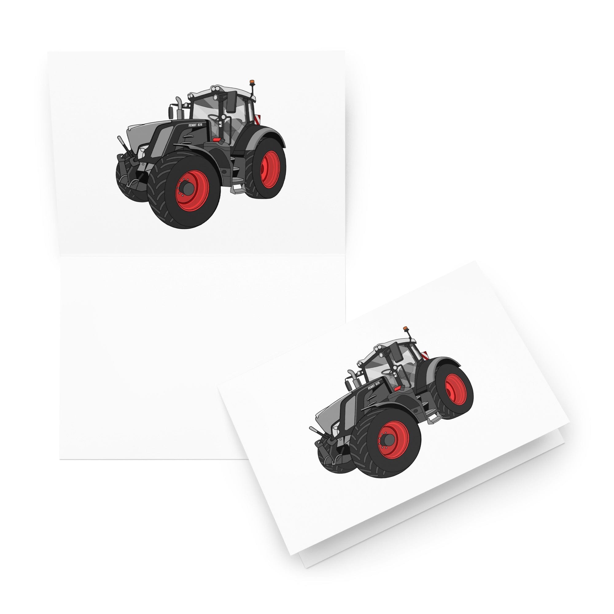 The Tractor Mugs Store 5.83″×8.27″ Fendt 828 Profi Black Beauty | Greeting card Quality Farmers Merch