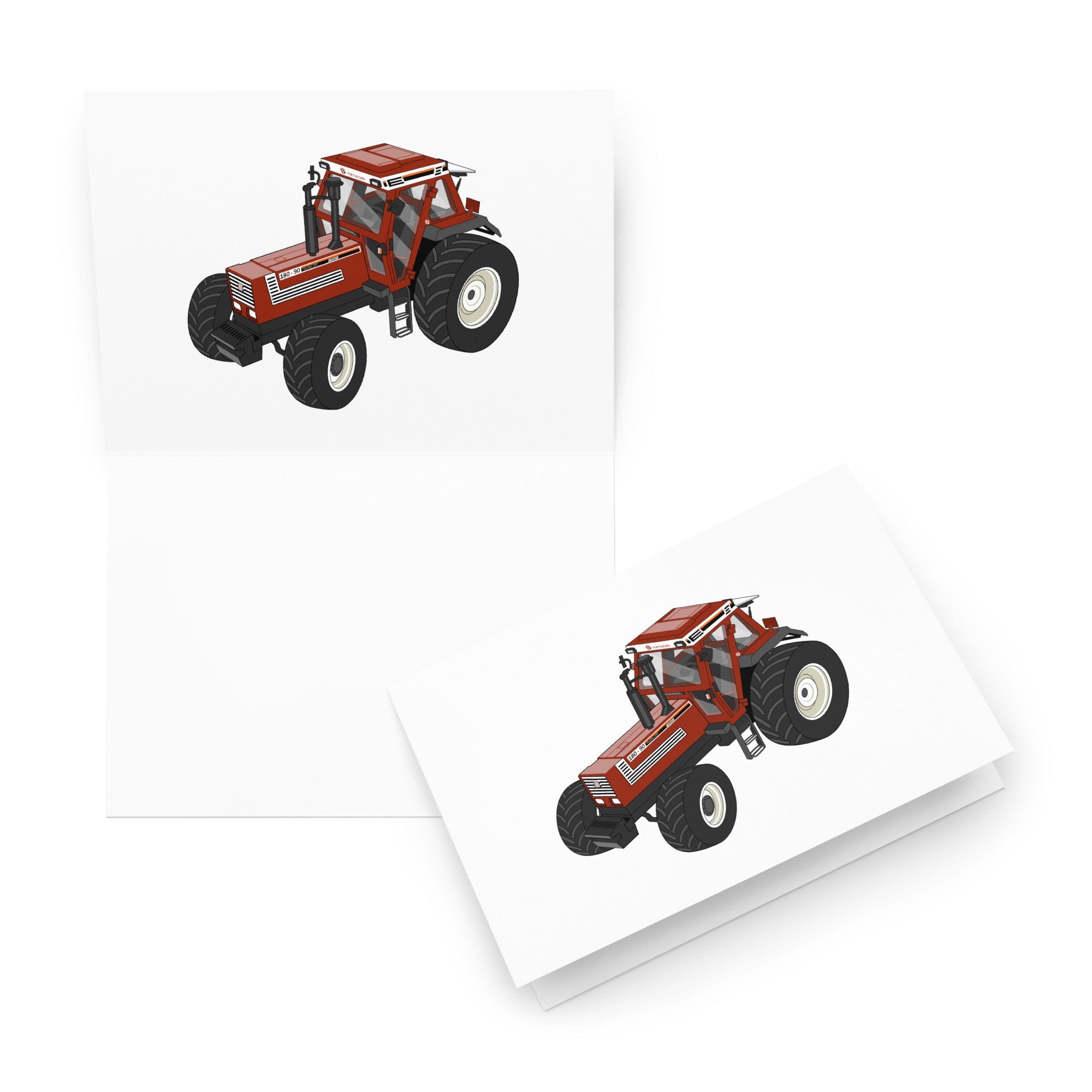 The Tractor Mugs Store 5.83″×8.27″ Fiat 180-90 | Greeting card Quality Farmers Merch