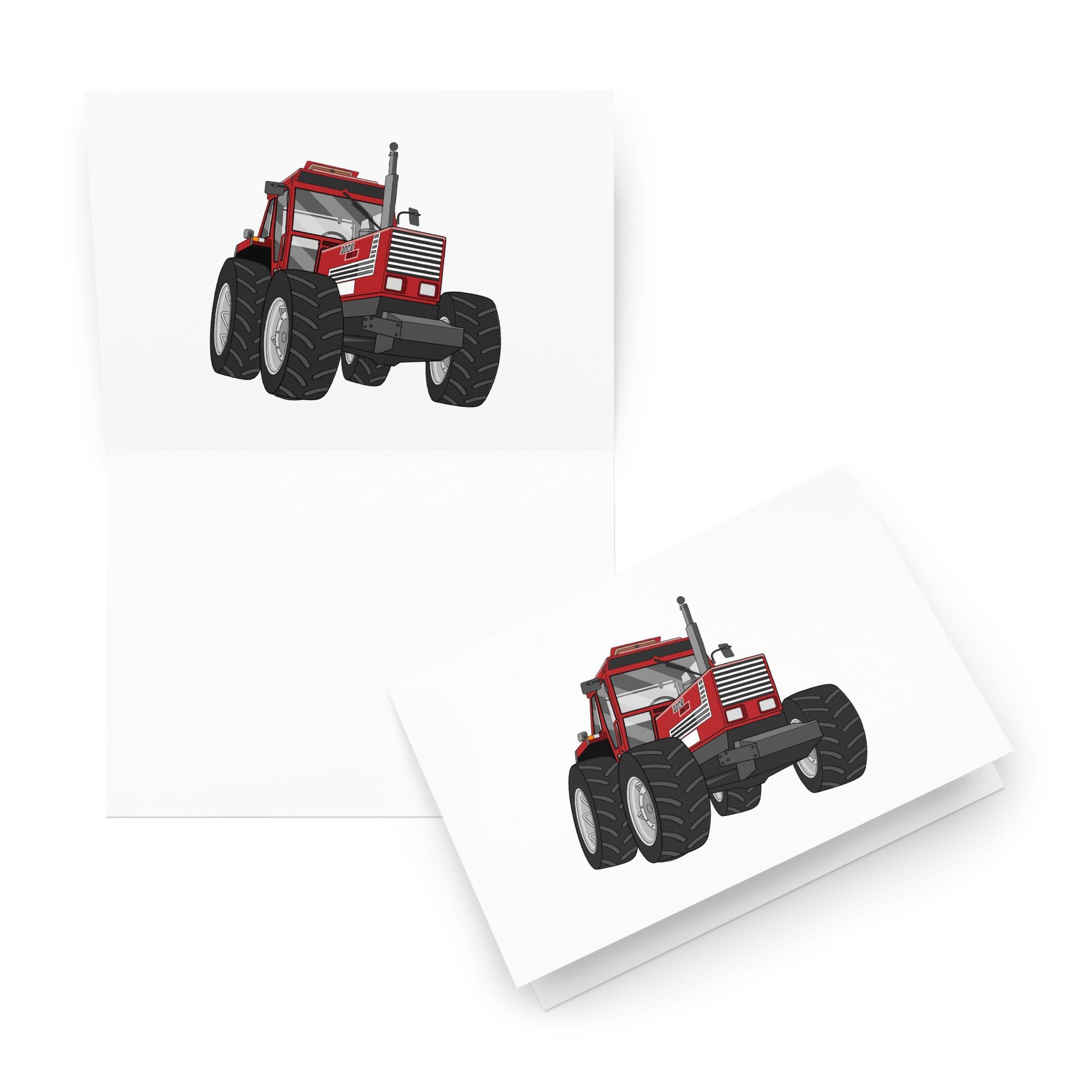 The Tractor Mugs Store 5.83″×8.27″ FIAT 1880 4WD | Greeting card Quality Farmers Merch