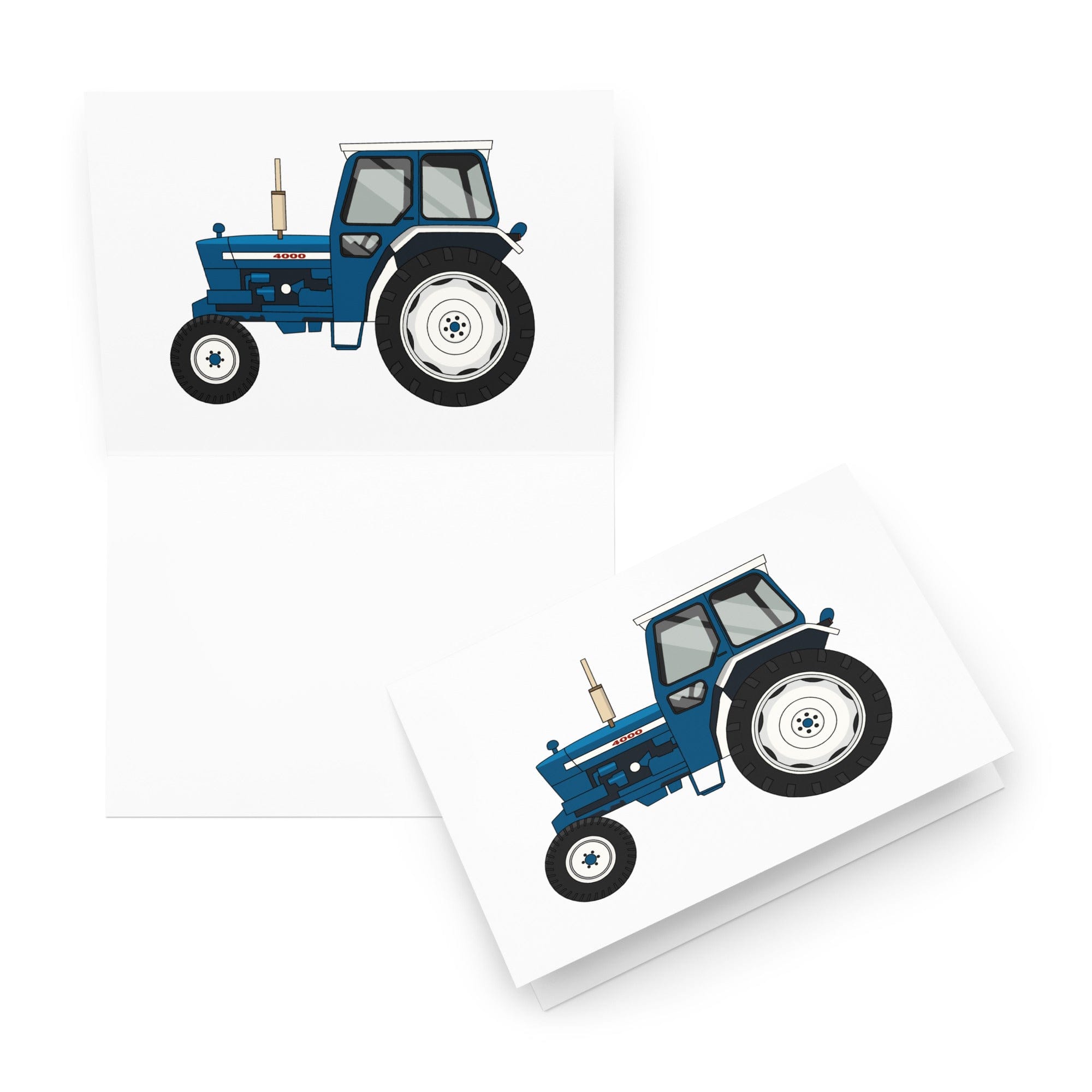 The Tractor Mugs Store 5.83″×8.27″ Ford 4000 | Greeting card Quality Farmers Merch