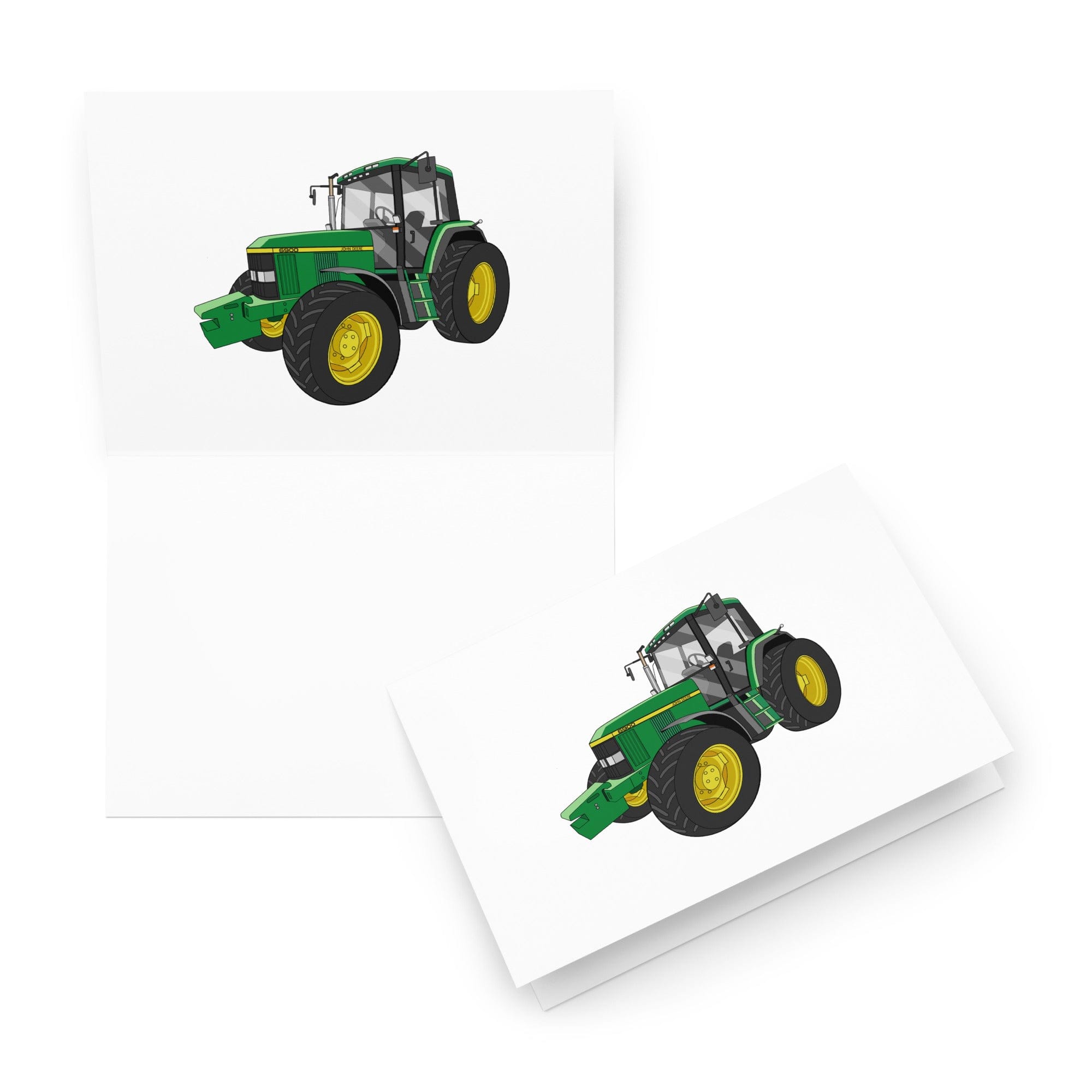 The Tractor Mugs Store 5.83″×8.27″ John Deere 6900 | Greeting card Quality Farmers Merch