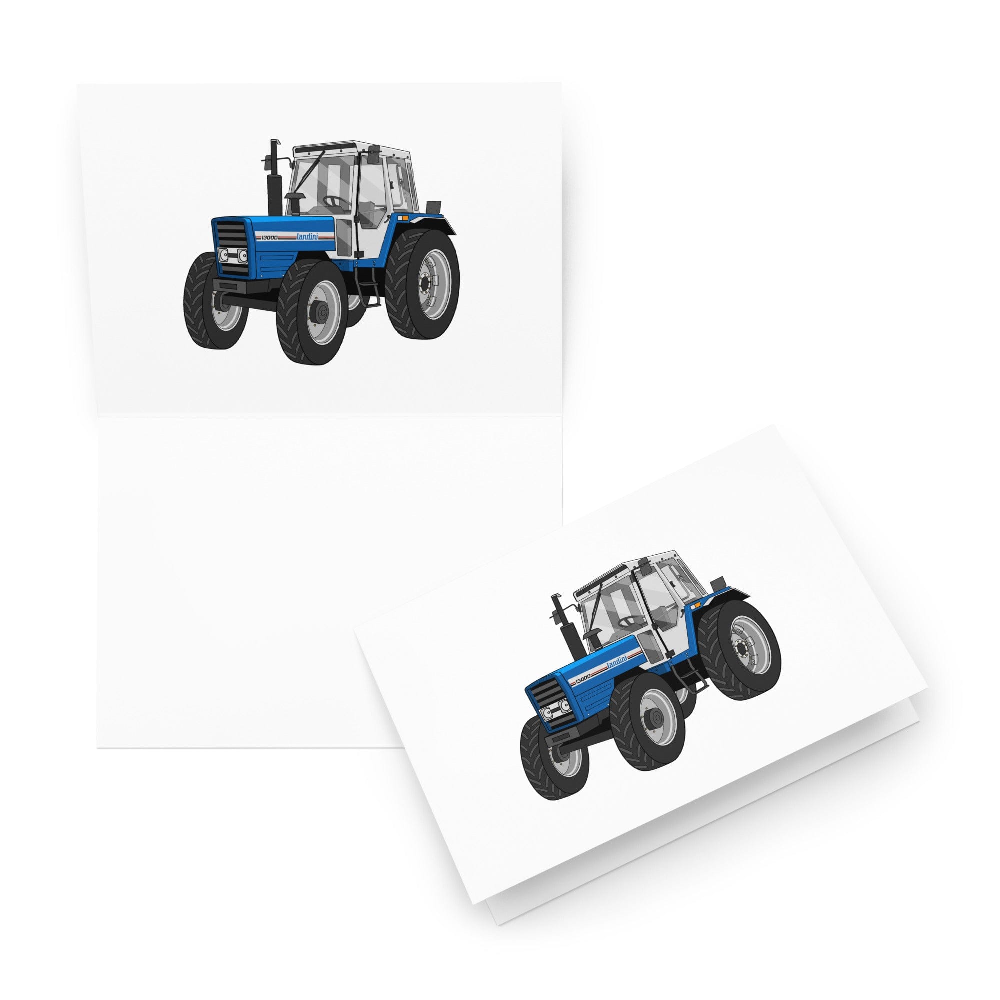 The Tractor Mugs Store 5.83″×8.27″ Landini 13000 | Greeting card Quality Farmers Merch