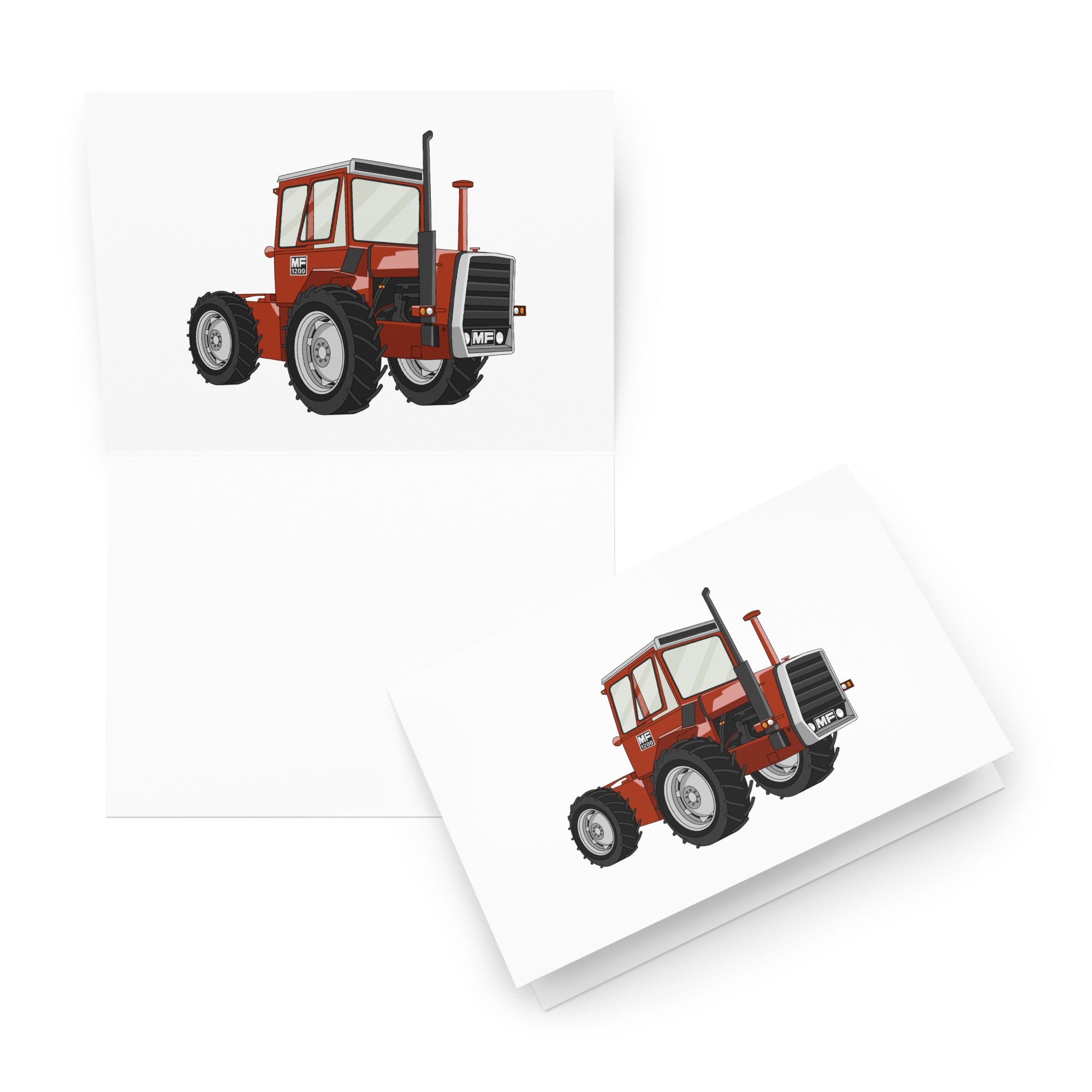 The Tractor Mugs Store 5.83″×8.27″ Massey Ferguson 1200 | Greeting Card Quality Farmers Merch