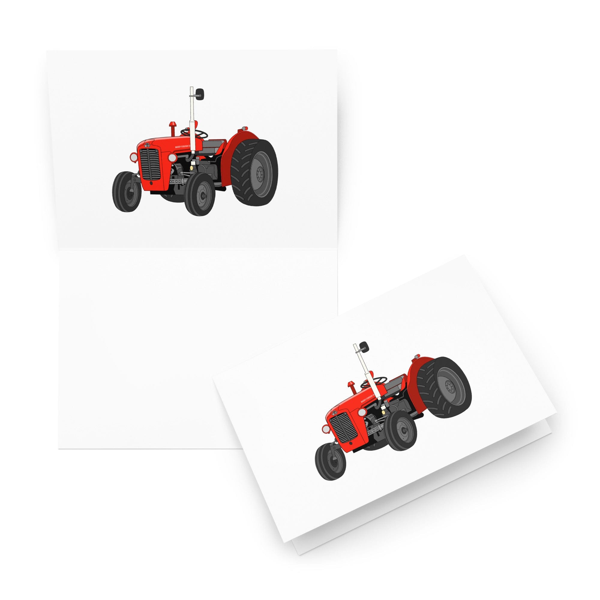 The Tractor Mugs Store 5.83″×8.27″ Massey Ferguson 35X | Greeting card Quality Farmers Merch