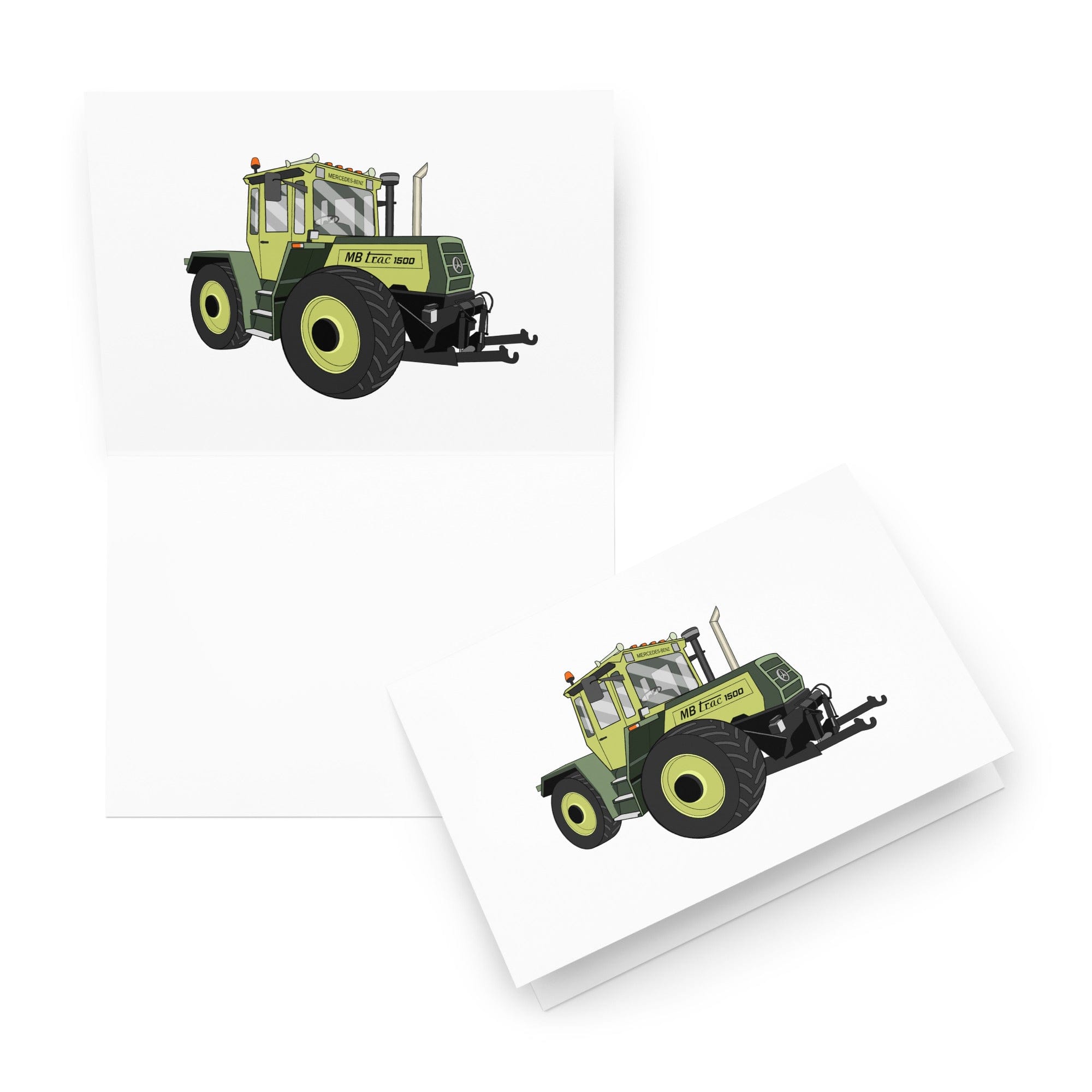 The Tractor Mugs Store 5.83″×8.27″ MB Trac 1500 | Greeting card Quality Farmers Merch