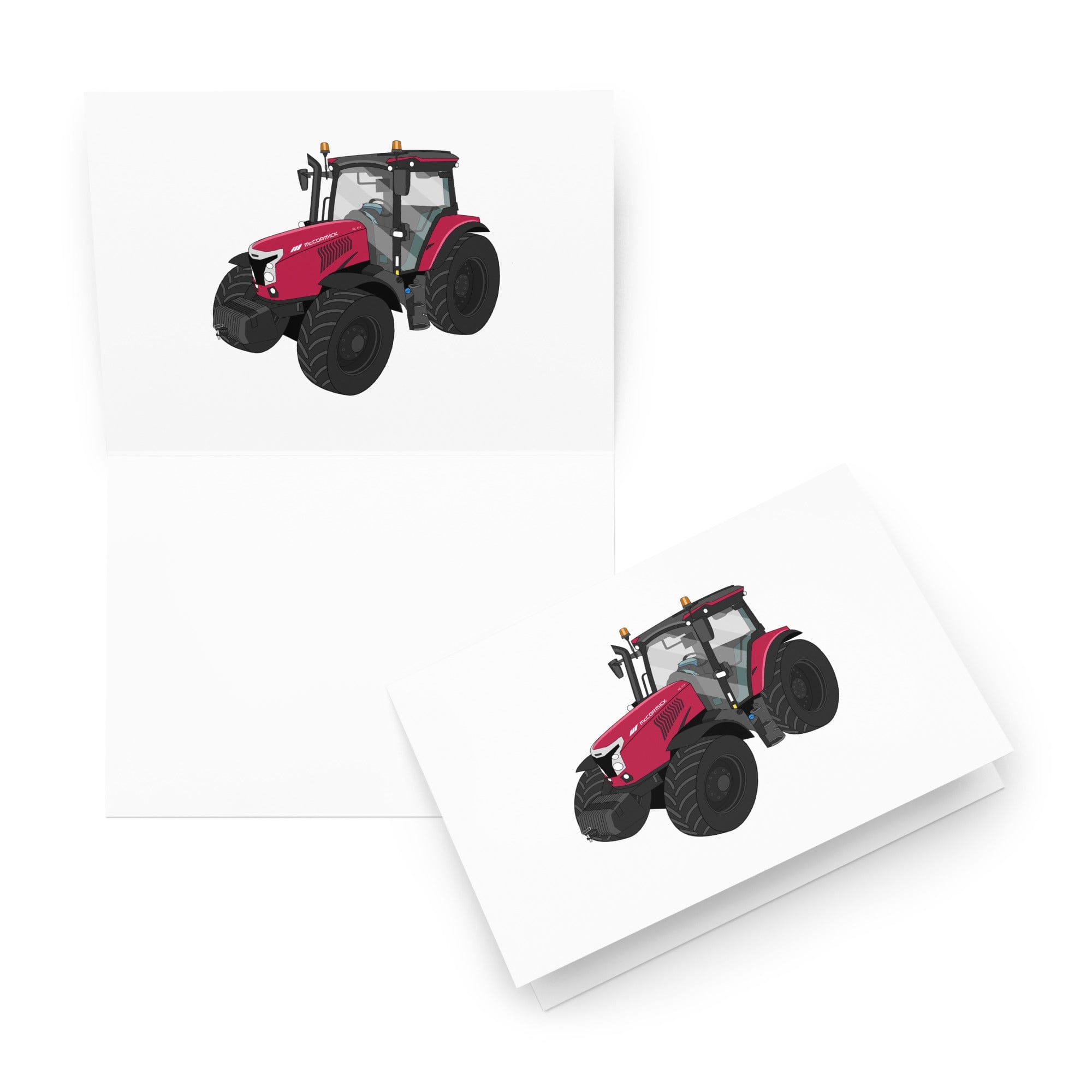 The Tractor Mugs Store 5.83″×8.27″ McCormick X6.414 P6-Drive | Greeting card Quality Farmers Merch