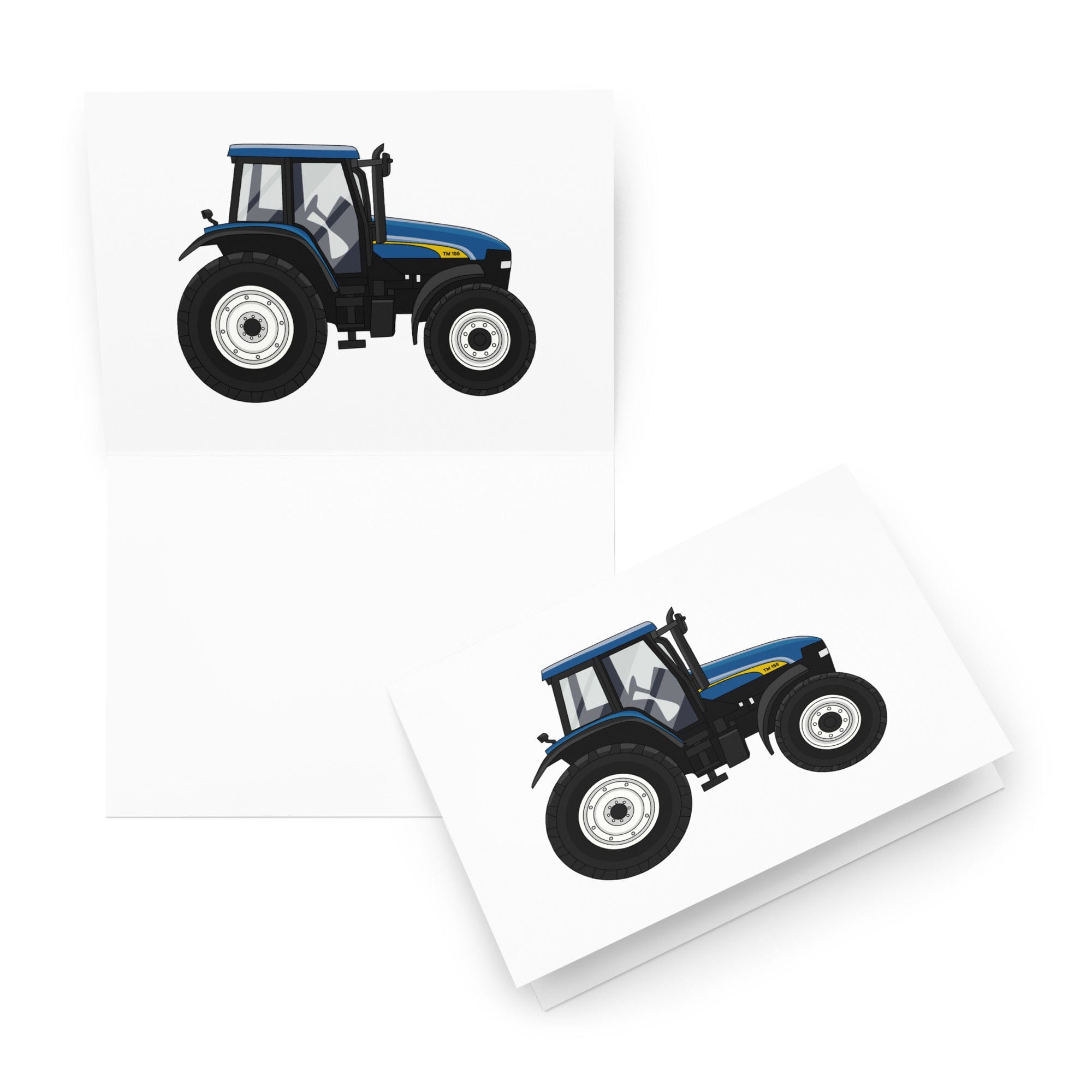The Tractor Mugs Store 5.83″×8.27″ New Holland TM 155 | Greeting card Quality Farmers Merch