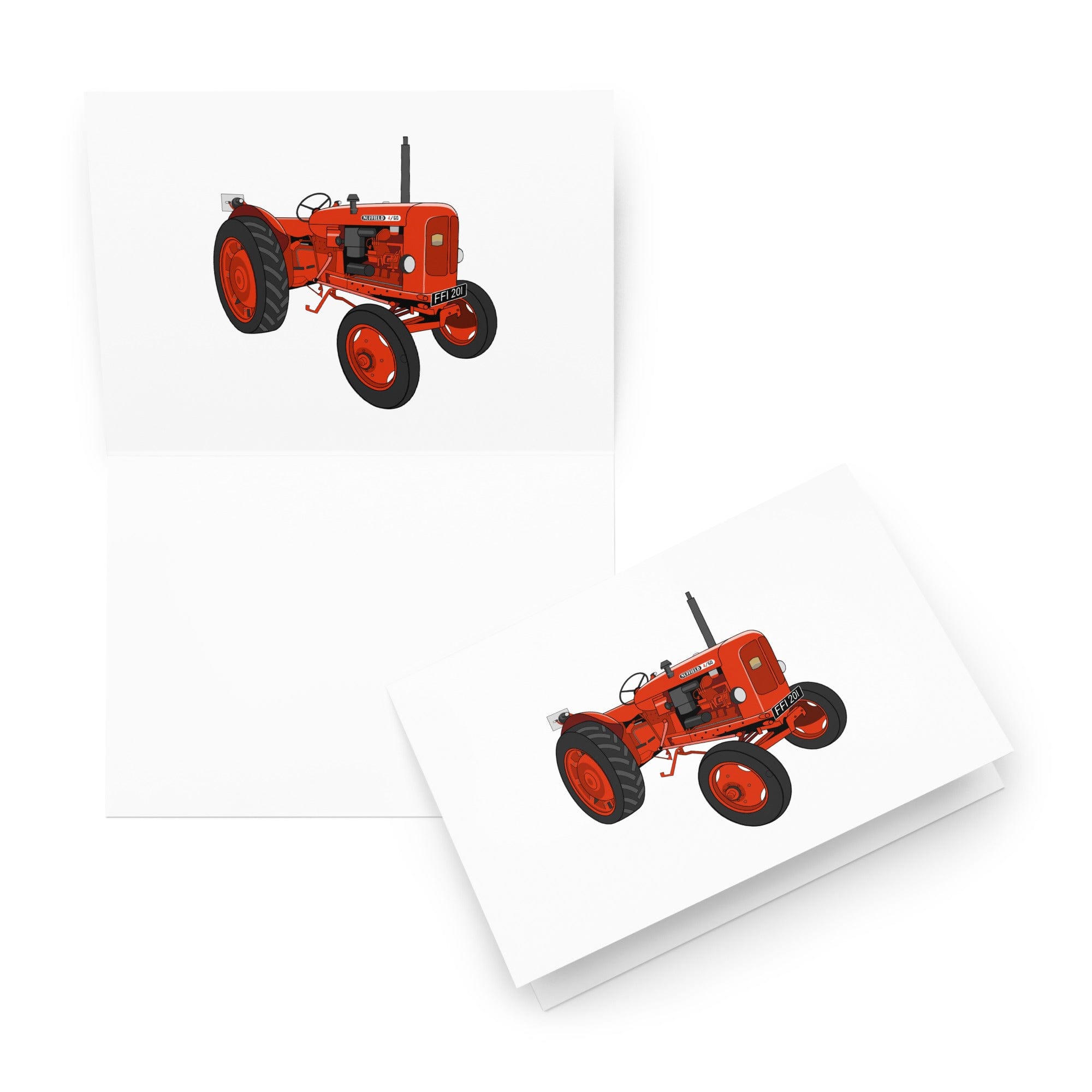 The Tractor Mugs Store 5.83″×8.27″ Nuffield 4_60 | Greeting card Quality Farmers Merch