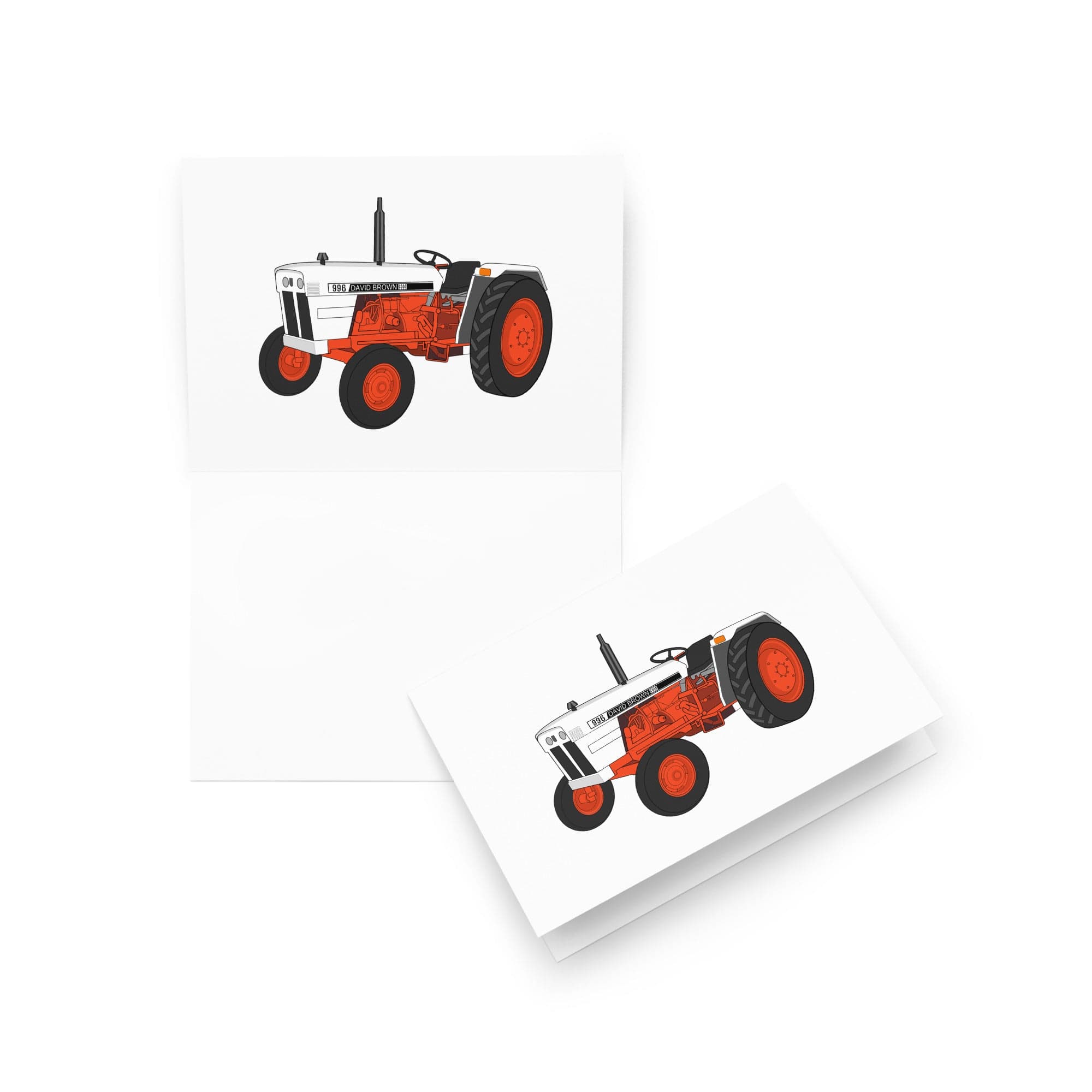 The Tractor Mugs Store 5″×7″ Case David Brown 996 (1974) | Greeting card Quality Farmers Merch