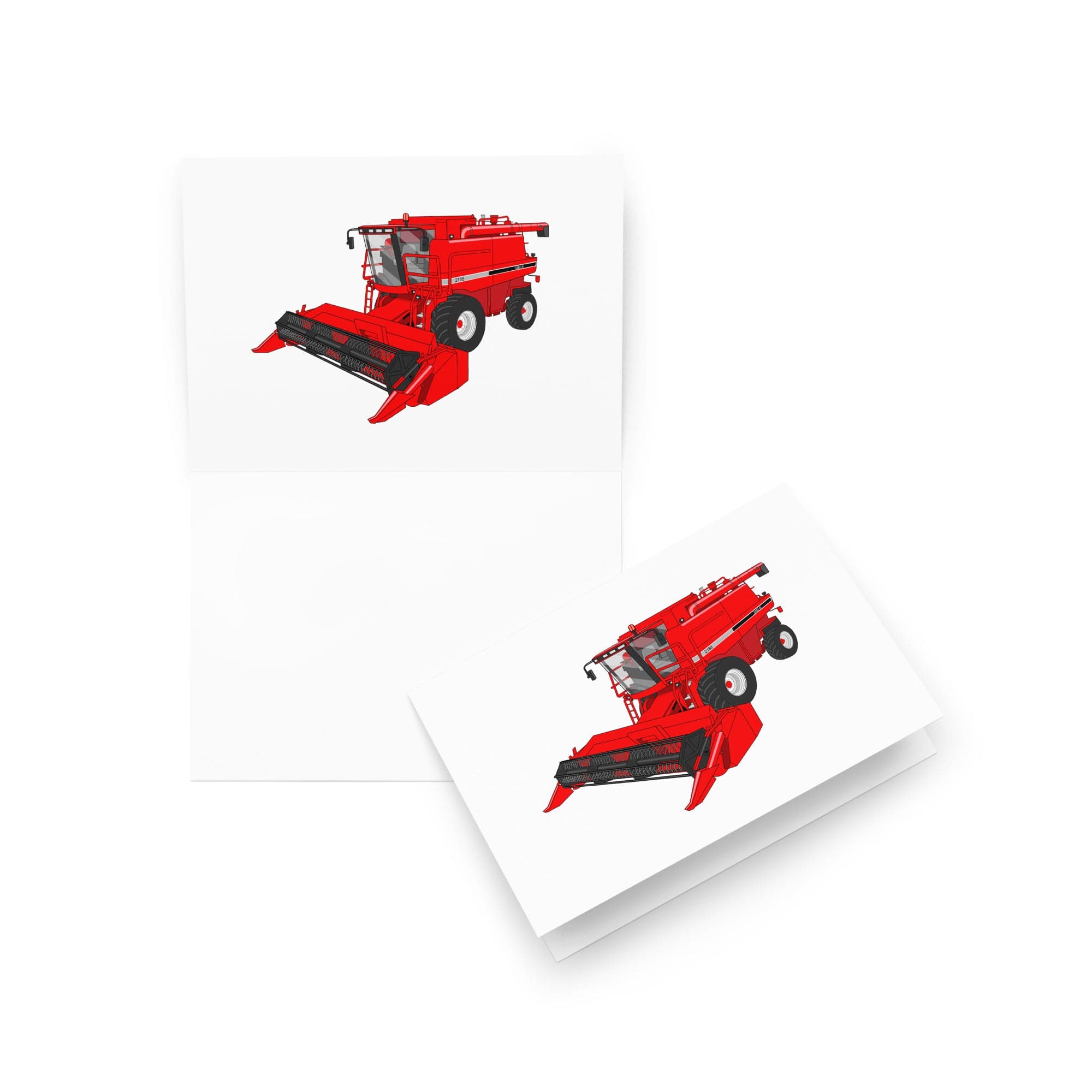The Tractor Mugs Store 5″×7″ Case IH Axial Flow 2188 Harvester | Greeting card Quality Farmers Merch