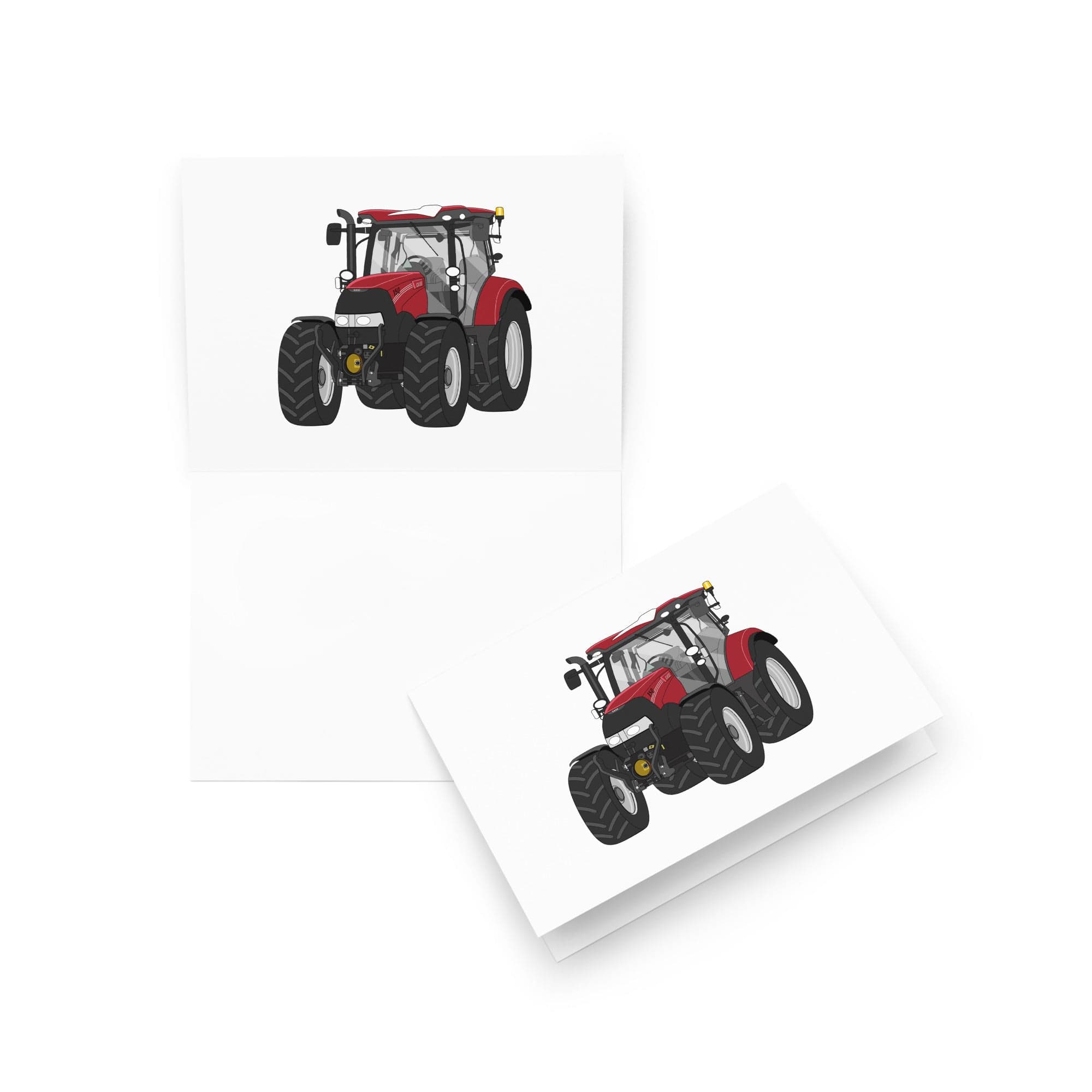 The Tractor Mugs Store 5″×7″ Case IH Maxxum 150 Activedrive 8 | Greeting card Quality Farmers Merch