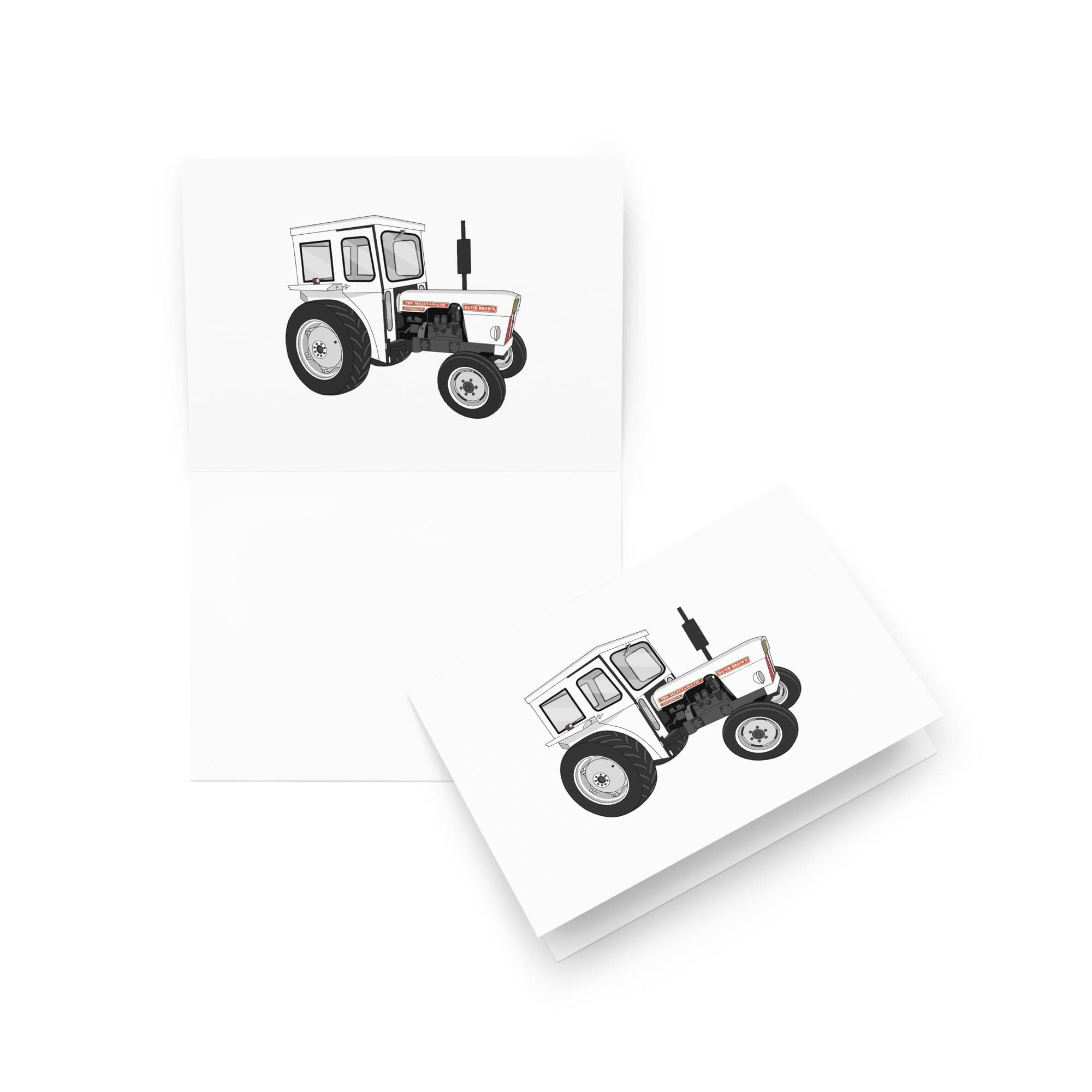 The Tractor Mugs Store 5″×7″ David Brown 780 Selectamatic | Greeting card Quality Farmers Merch