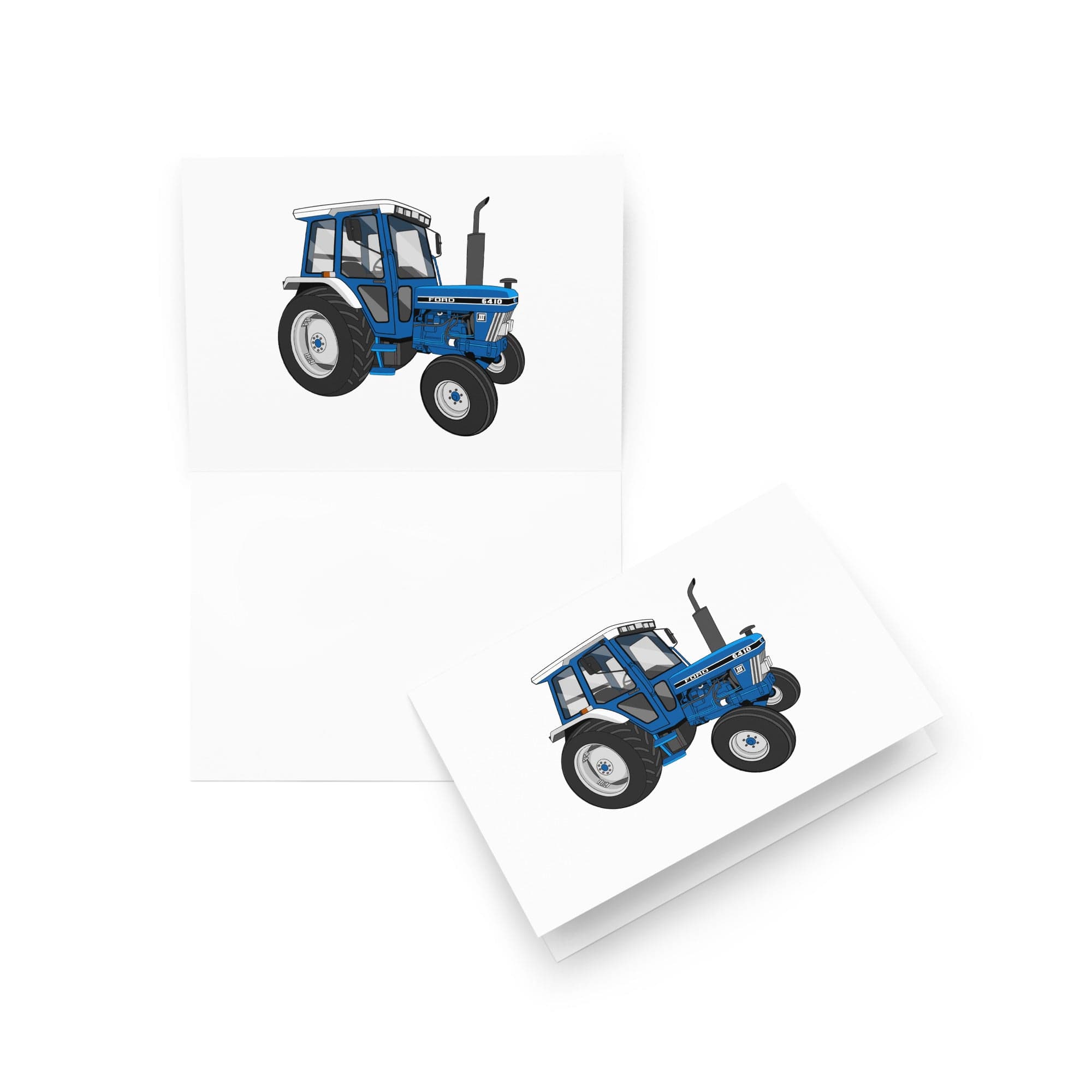 The Tractor Mugs Store 5″×7″ Ford 6410 2WD | Greeting card Quality Farmers Merch