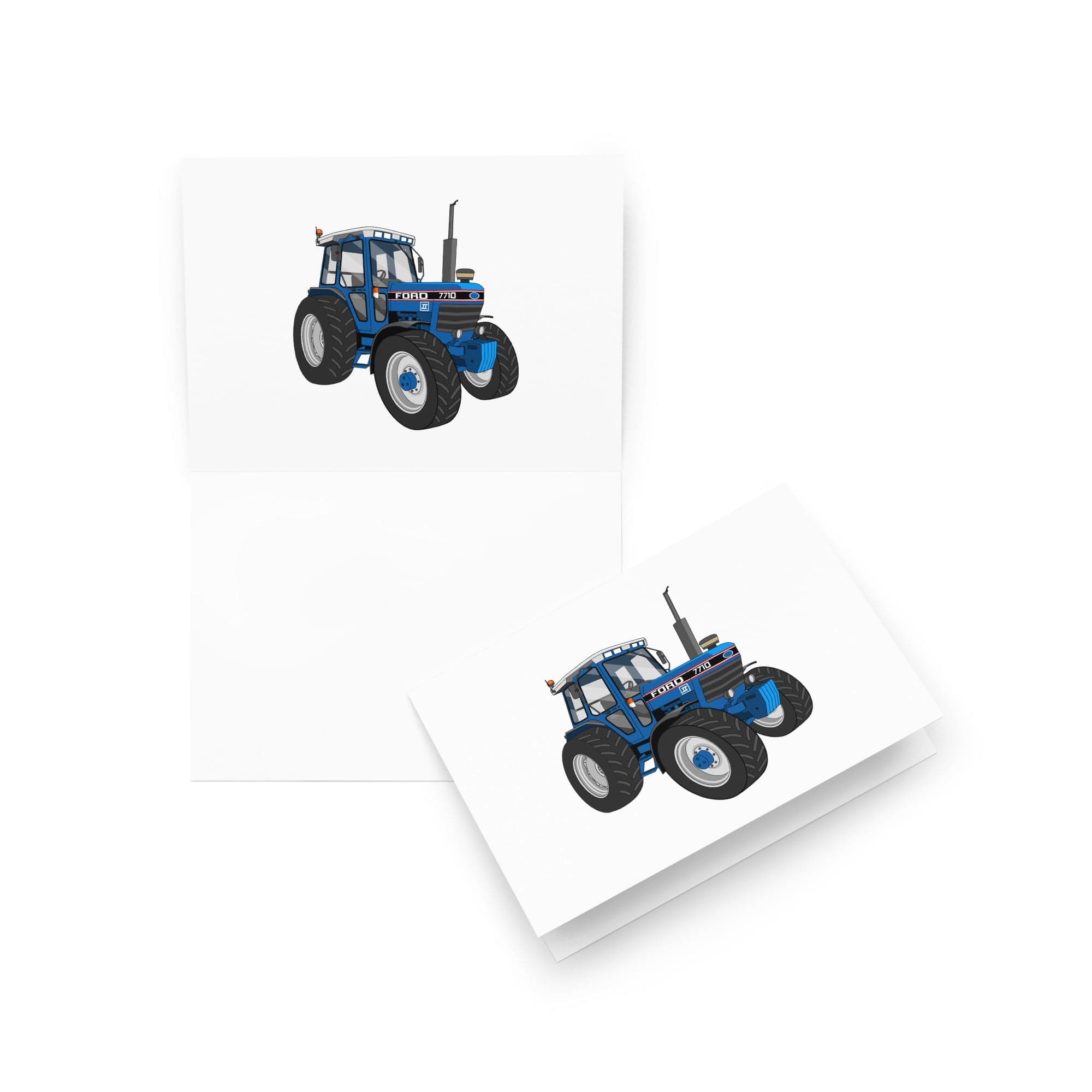 The Tractor Mugs Store 5″×7″ Ford 7710 | Greeting card Quality Farmers Merch