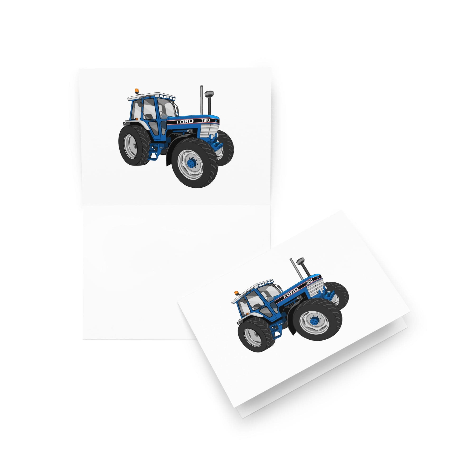 The Tractor Mugs Store 5″×7″ Ford 7910 | Greeting card Quality Farmers Merch