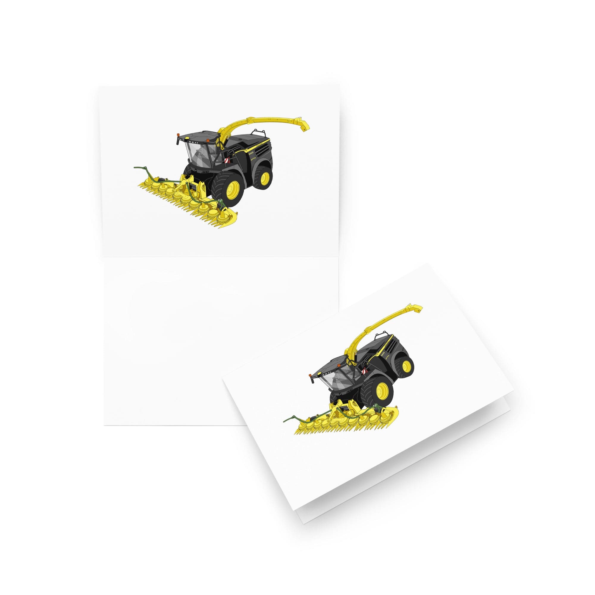 The Tractor Mugs Store 5″×7″ John Deere 8800 Black Beauty Silage Harvester | Greeting card Quality Farmers Merch