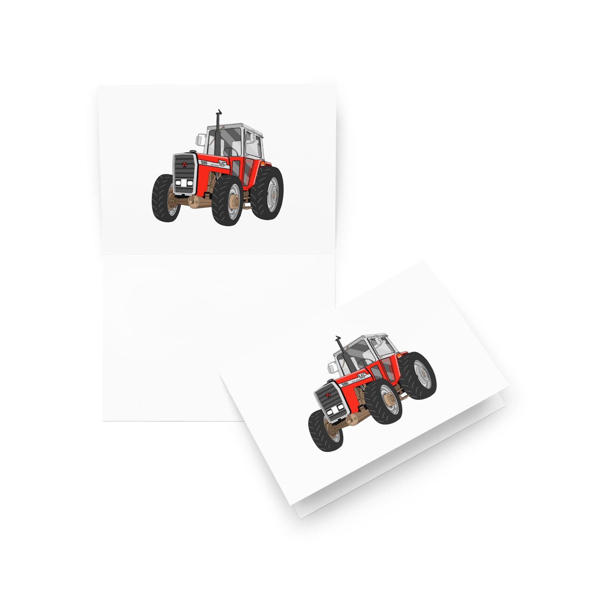 The Tractor Mugs Store 5″×7″ Massey 595 | Greeting card Quality Farmers Merch