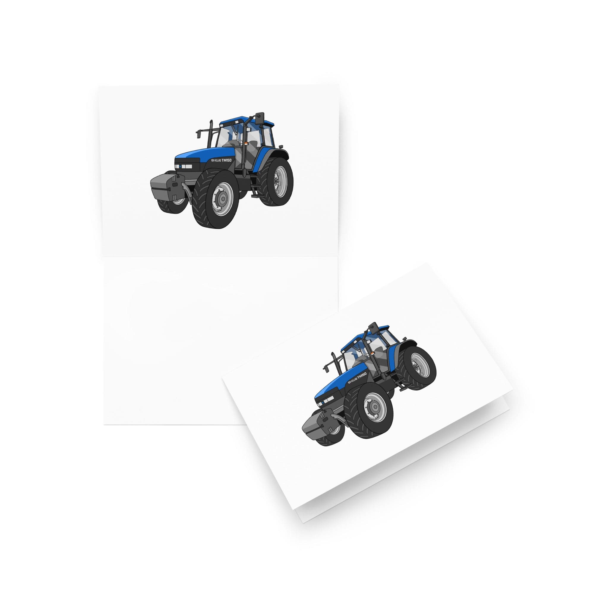 The Tractor Mugs Store 5″×7″ New Holland TM 150 Super Steer | Greeting card Quality Farmers Merch