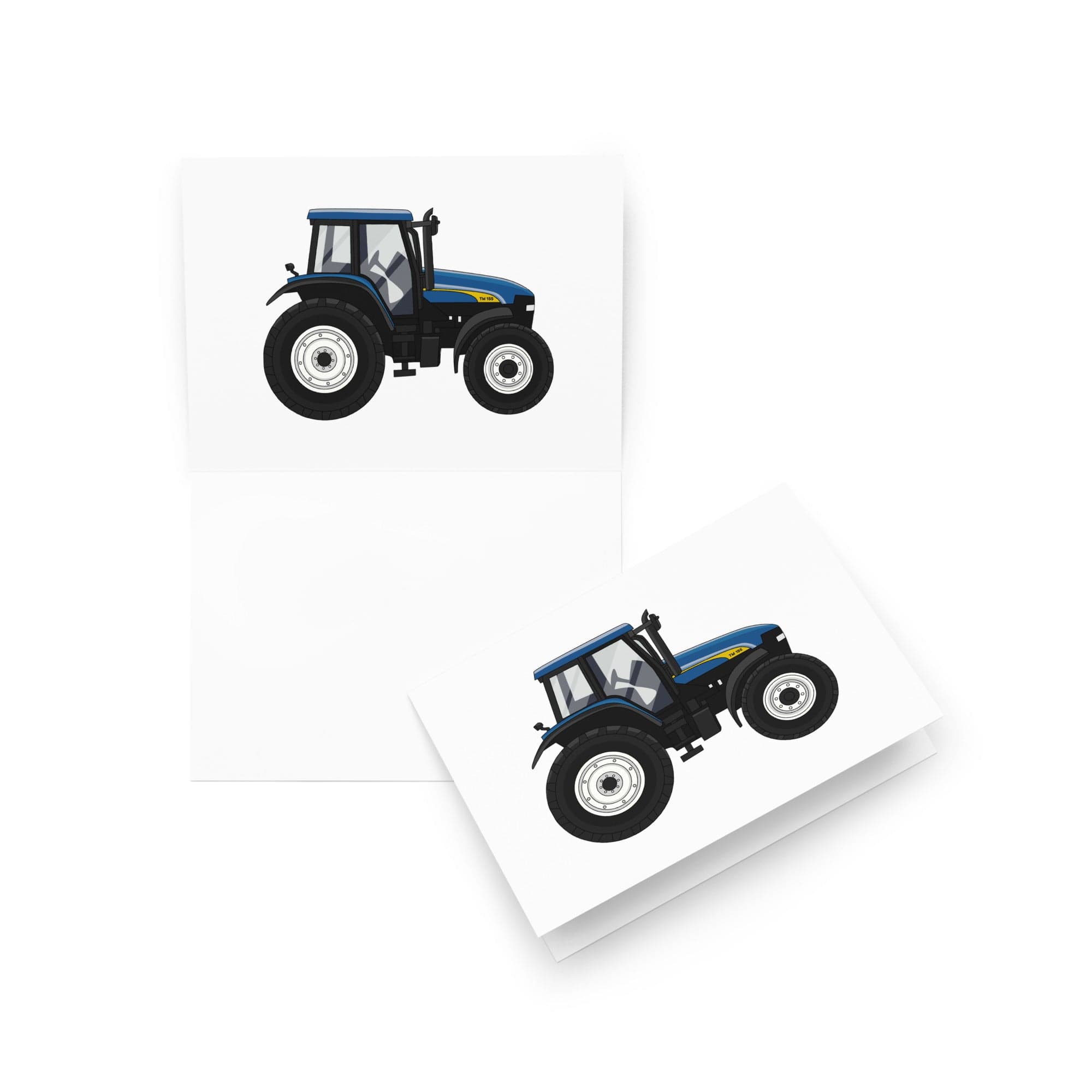 The Tractor Mugs Store 5″×7″ New Holland TM 155 | Greeting card Quality Farmers Merch