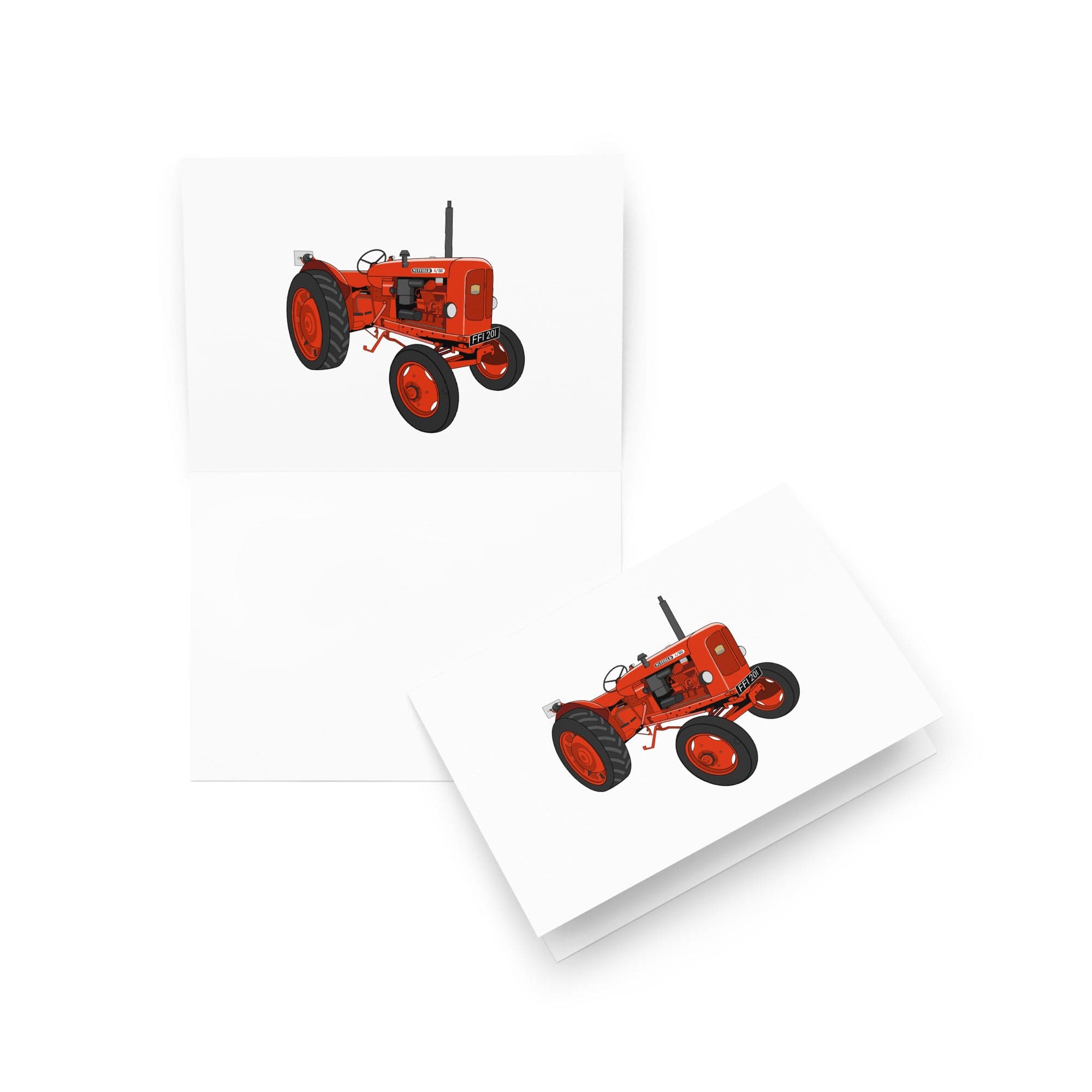 The Tractor Mugs Store 5″×7″ Nuffield 4_60 | Greeting card Quality Farmers Merch