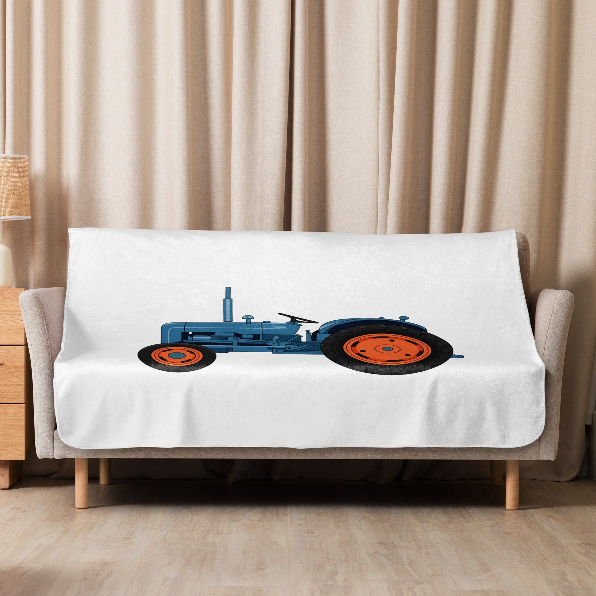 The Tractor Mugs Store 50″×60″ Fordson Dexta | Sherpa blanket Quality Farmers Merch
