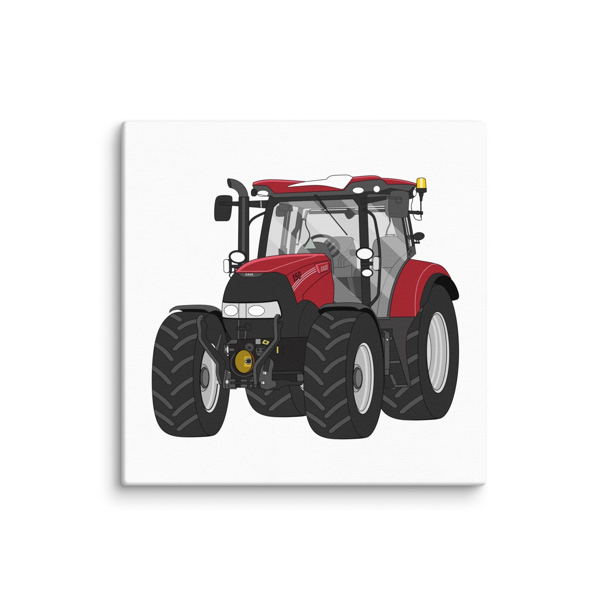 The Tractor Mugs Store 6″×6″ Case IH Maxxum 150 Activedrive 8 | Canvas Quality Farmers Merch