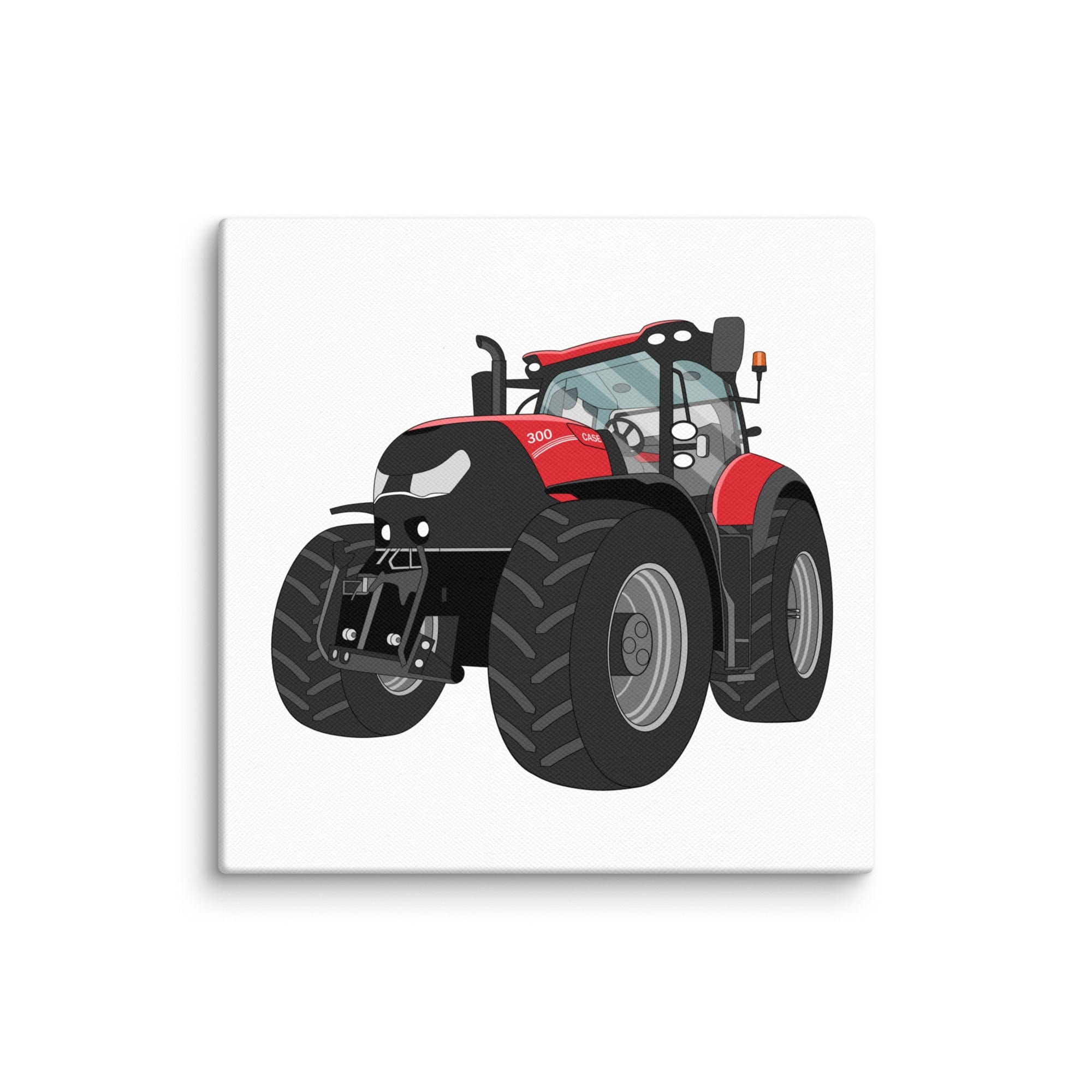 The Tractor Mugs Store 6″×6″ Case IH Optum 300 CVX | Canvas Quality Farmers Merch