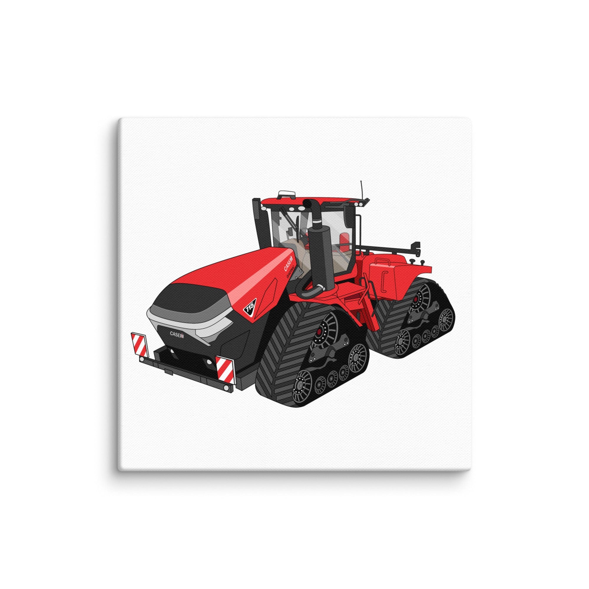 The Tractor Mugs Store 6″×6″ Case IH Quadtrac 715 | Canvas Quality Farmers Merch