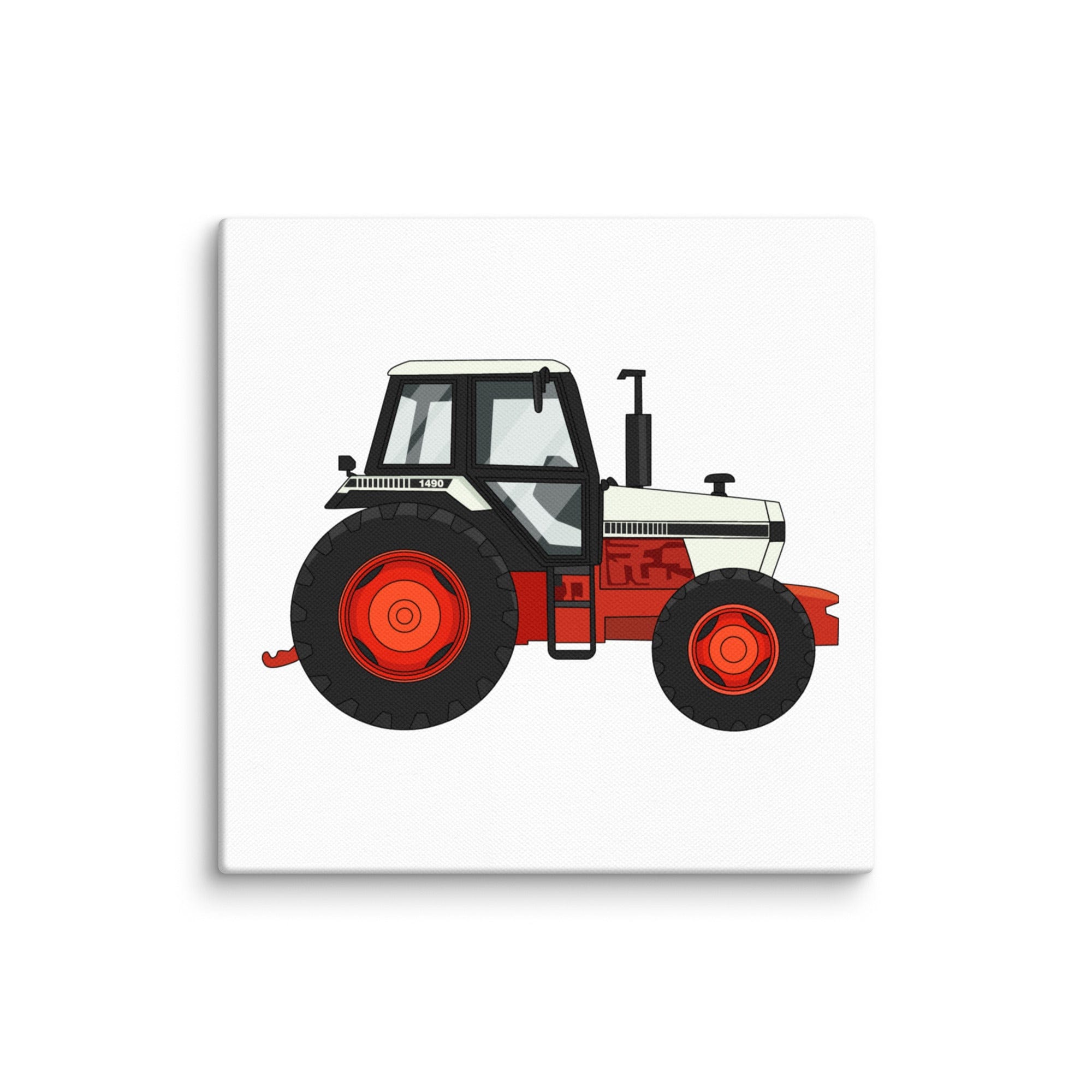 The Tractor Mugs Store 6″×6″ David Brown 1490 4WD | Canvas Quality Farmers Merch