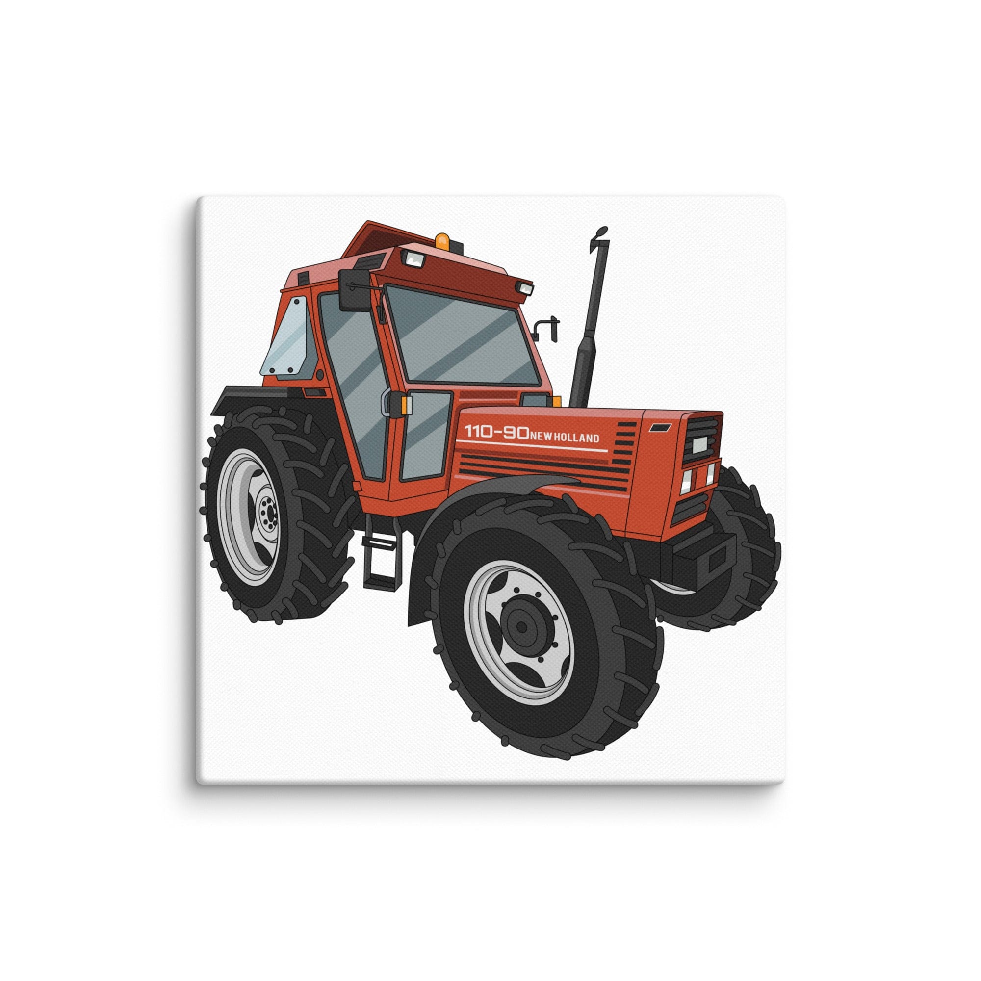 The Tractor Mugs Store 6″×6″ FIAT 110-90 | Canvas Quality Farmers Merch