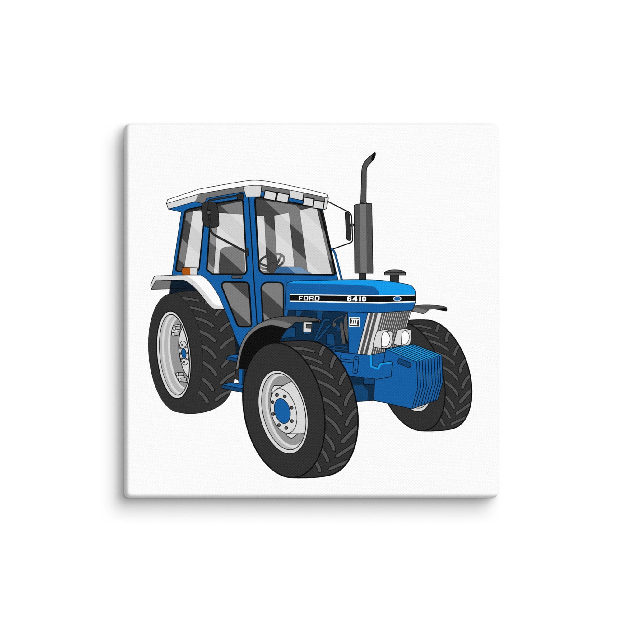 The Tractor Mugs Store 6″×6″ Ford 6410 4WD | Canvas Quality Farmers Merch