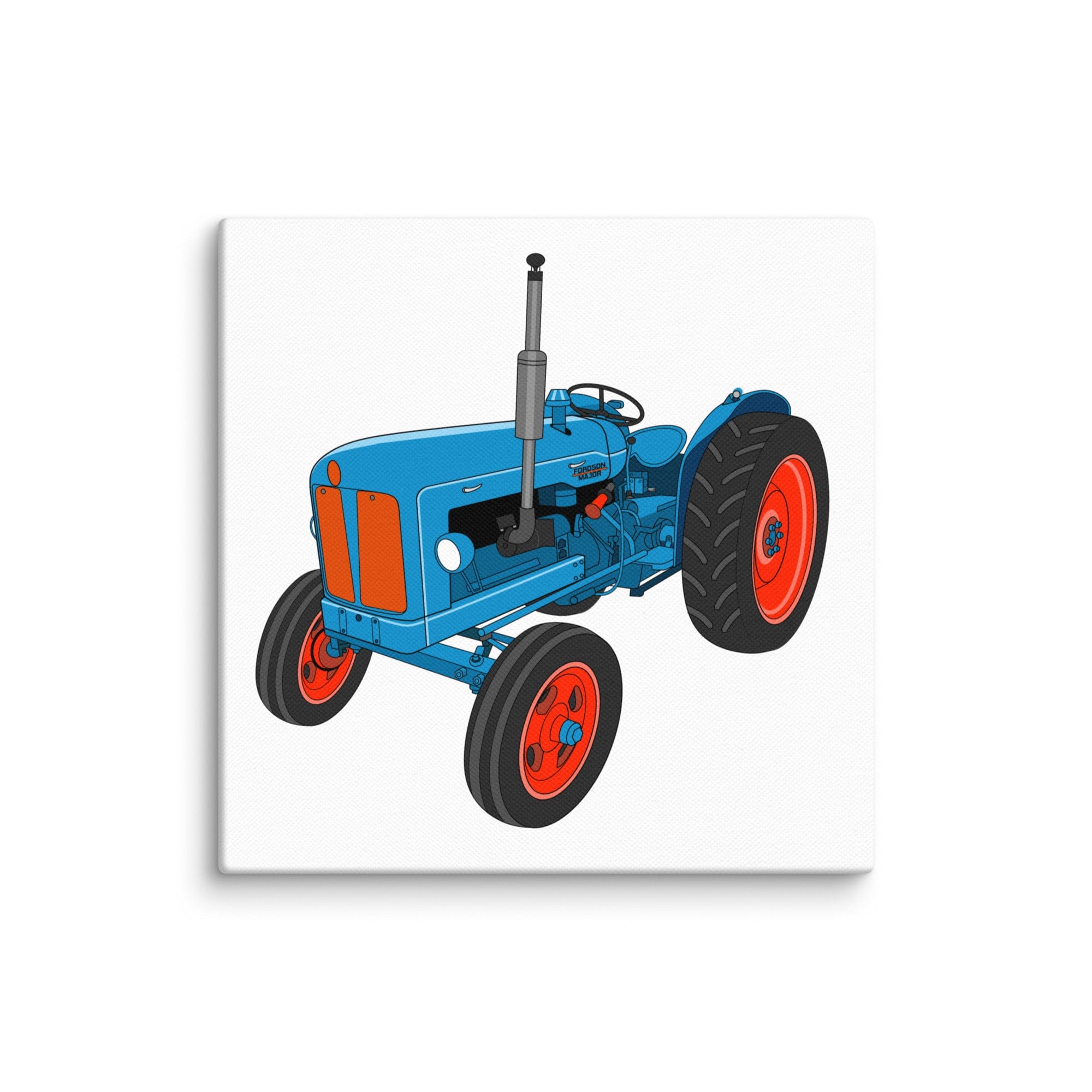The Tractor Mugs Store 6″×6″ Fordson Super Dexta | Canvas Quality Farmers Merch