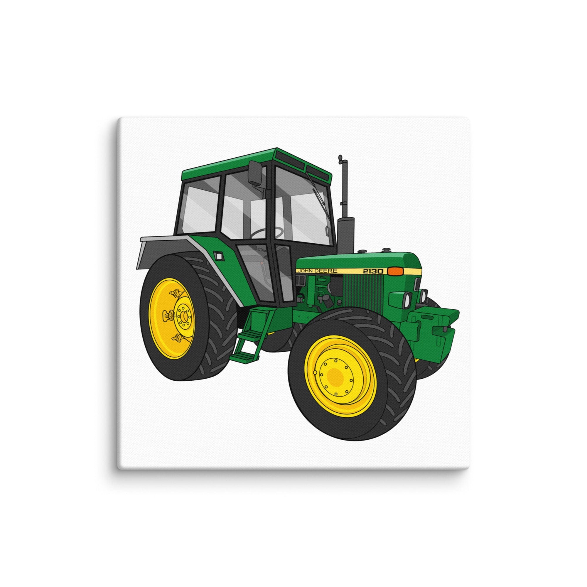 The Tractor Mugs Store 6″×6″ John Deere 2130 | Canvas Quality Farmers Merch
