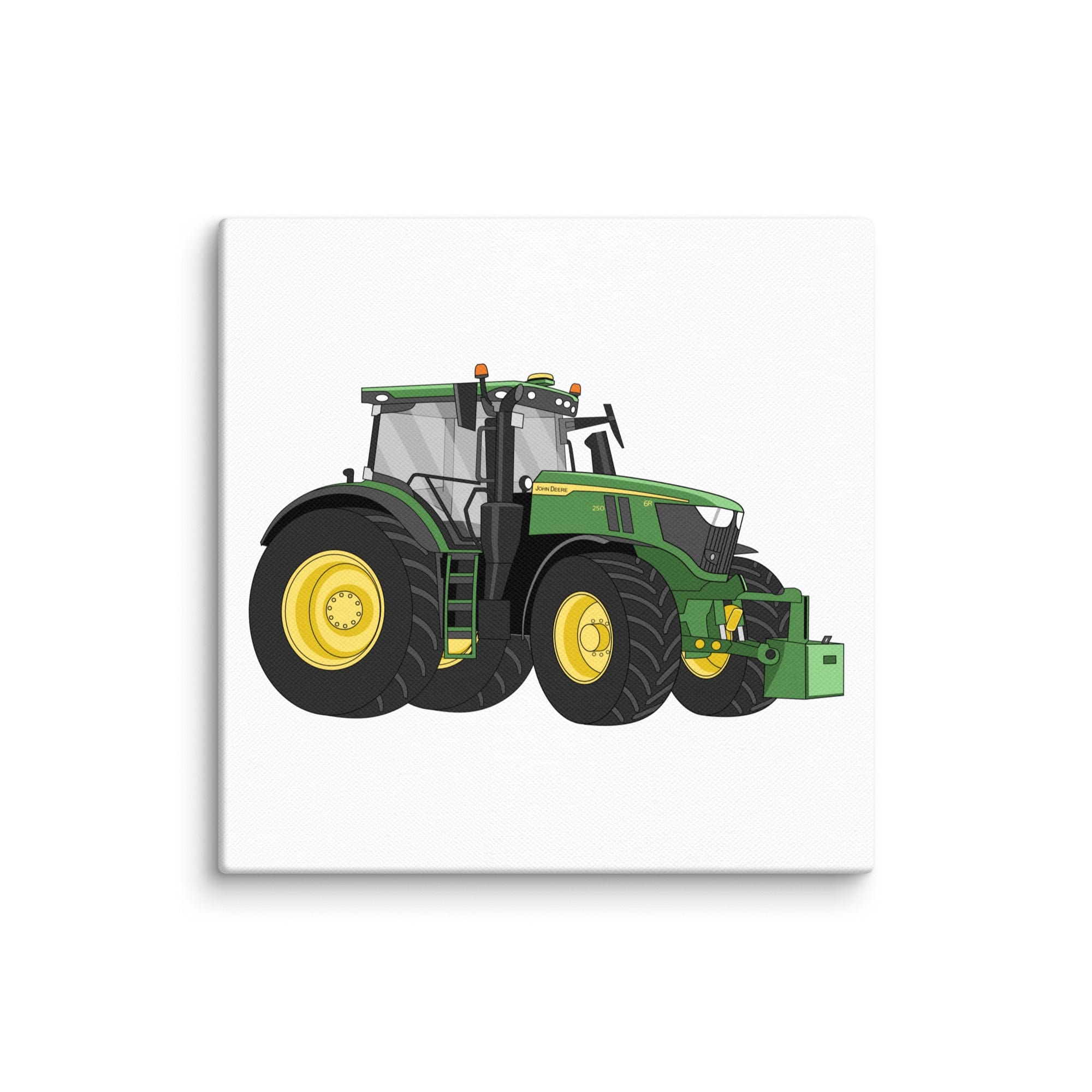 The Tractor Mugs Store 6″×6″ John Deere 6R | Canvas Quality Farmers Merch