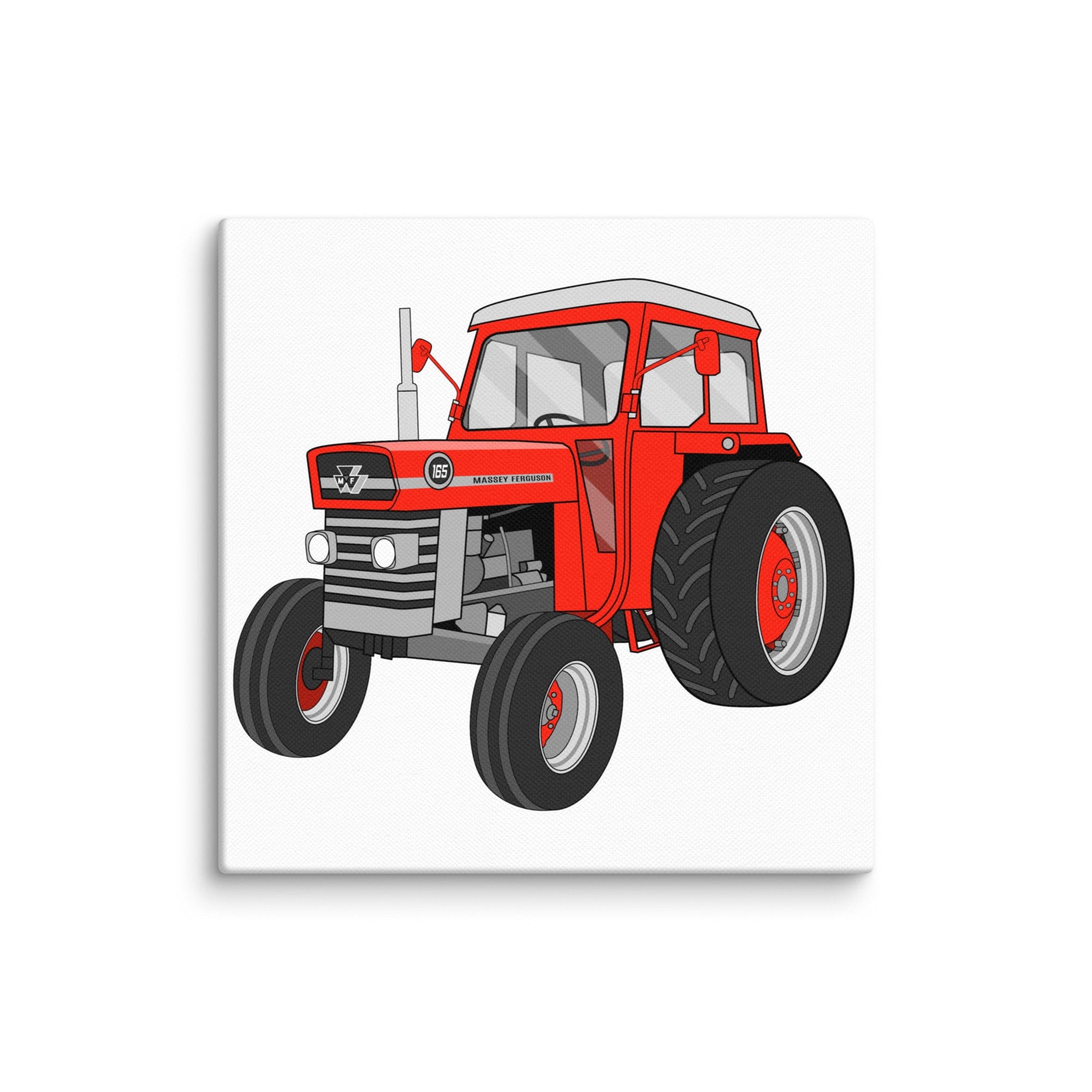 The Tractor Mugs Store 6″×6″ Massey Ferguson 165 | Canvas Quality Farmers Merch