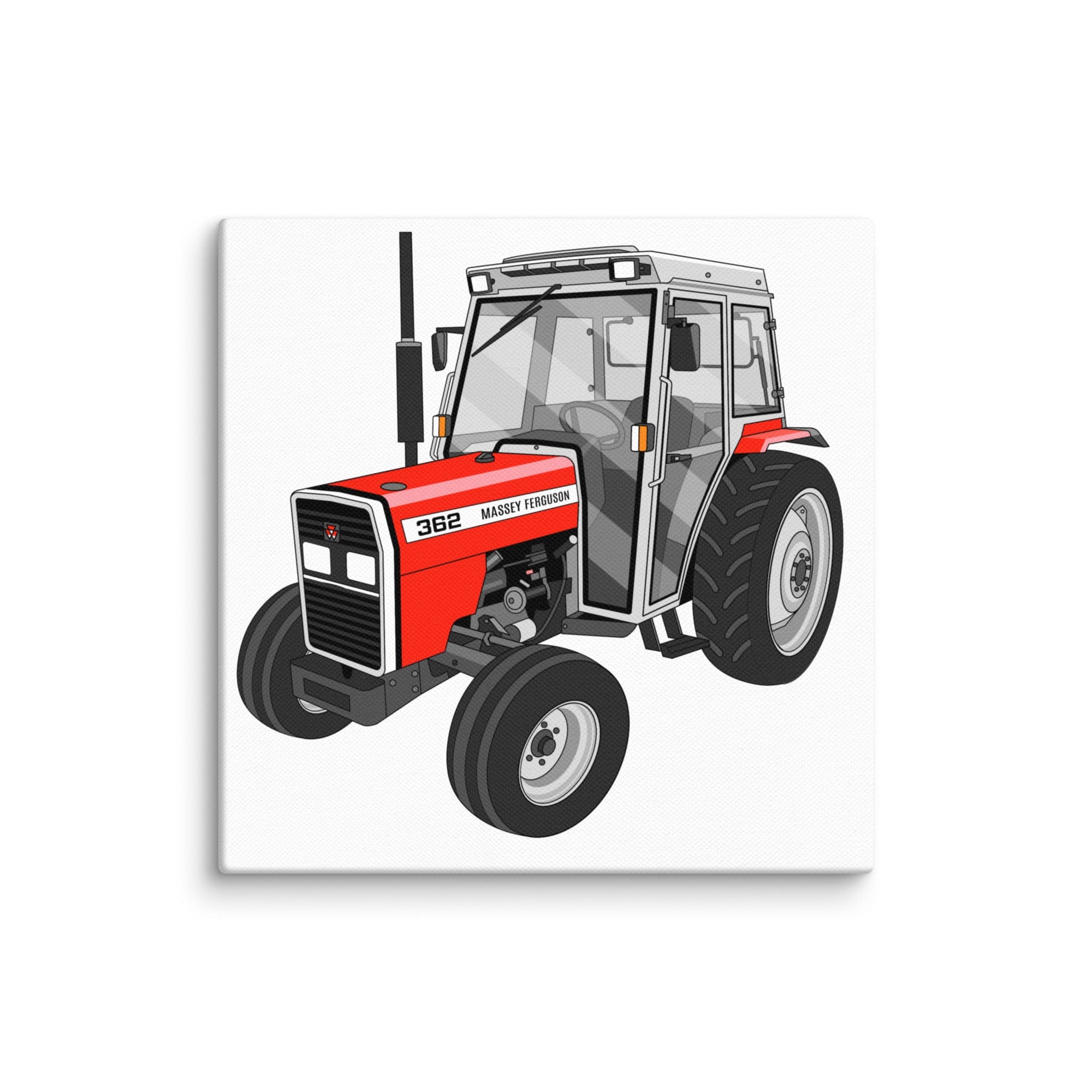 The Tractor Mugs Store 6″×6″ Massey Ferguson 362 | Canvas Quality Farmers Merch