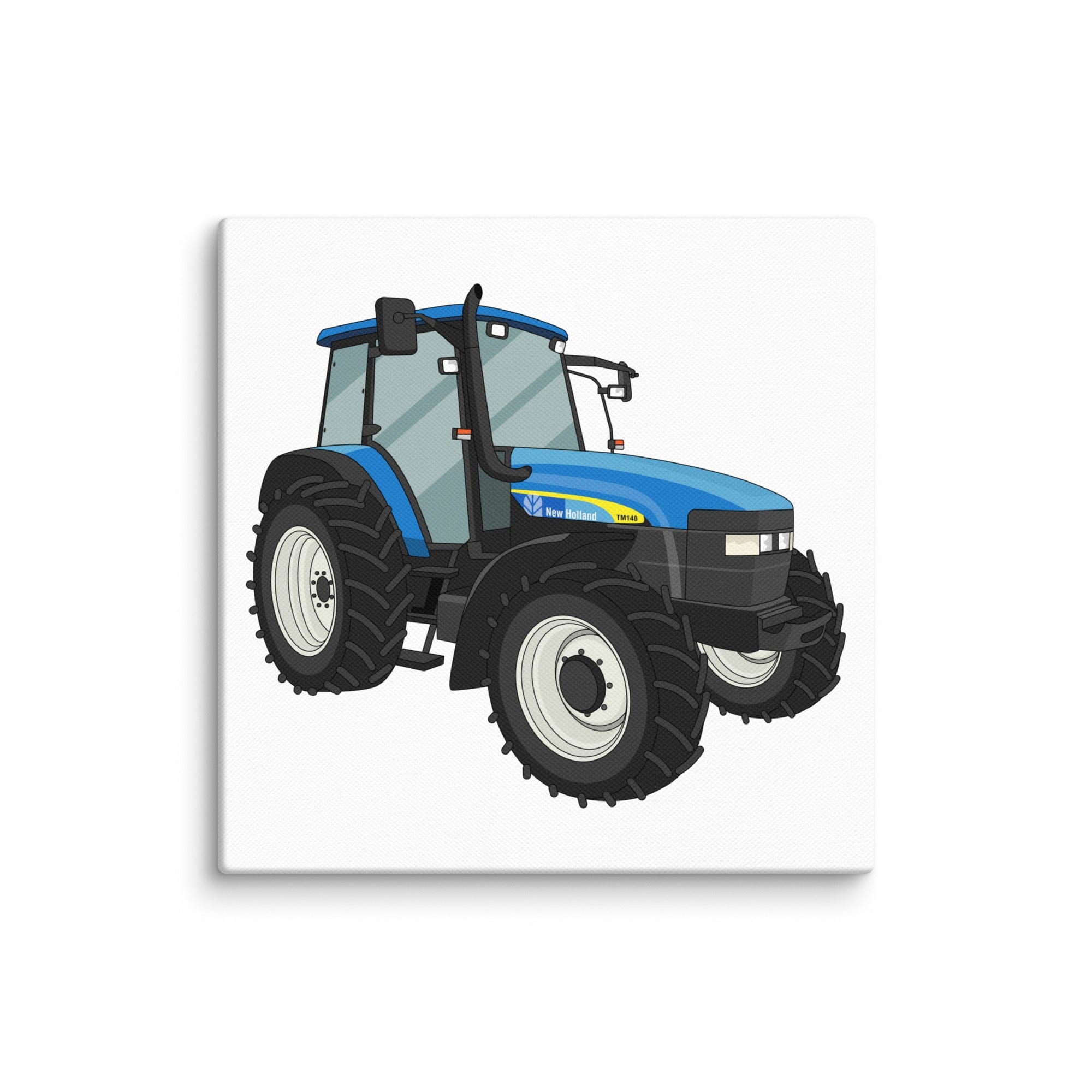 The Tractor Mugs Store 6″×6″ New Holland TM 140 | Canvas Quality Farmers Merch
