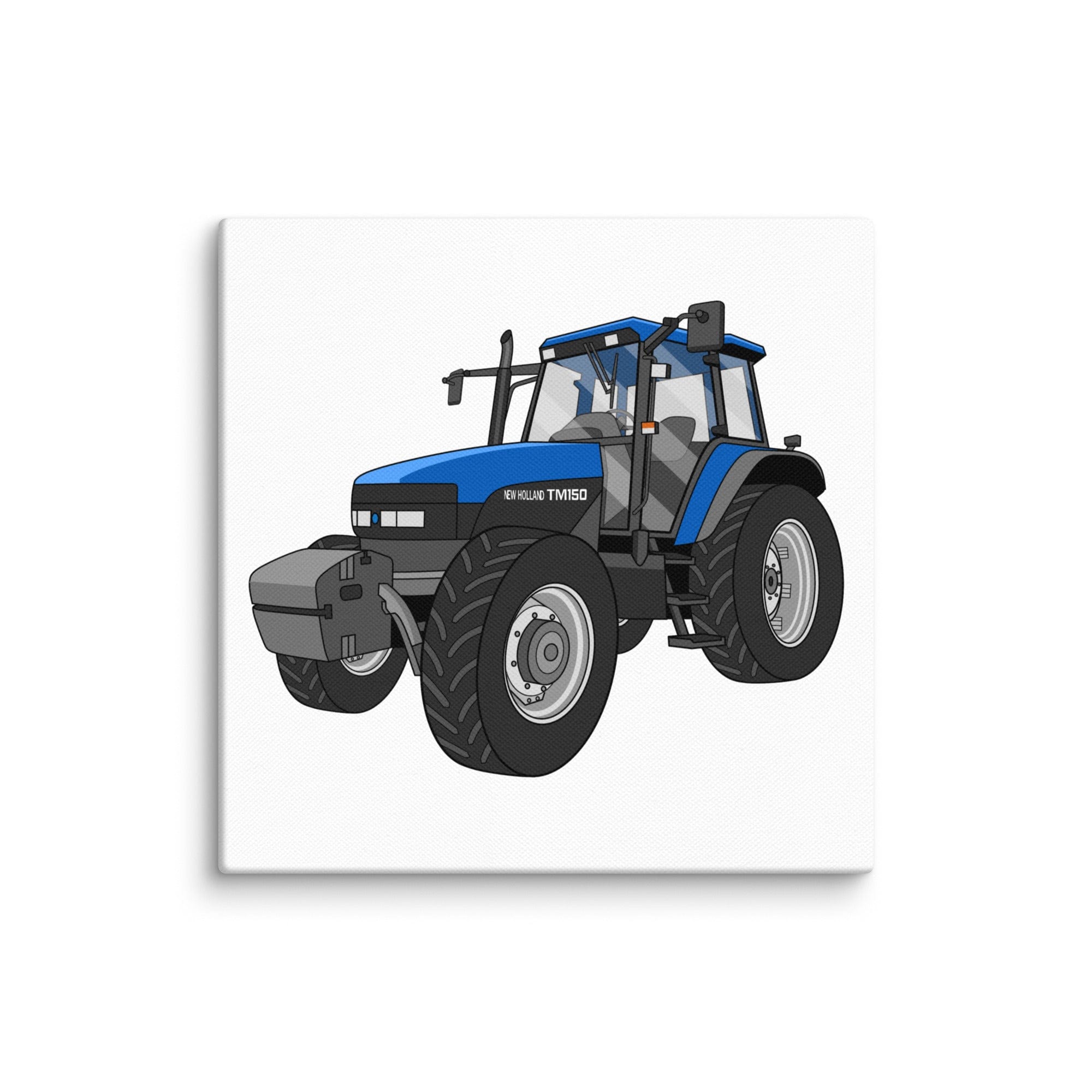 The Tractor Mugs Store 6″×6″ New Holland TM 150 Super Steer | Canvas Quality Farmers Merch