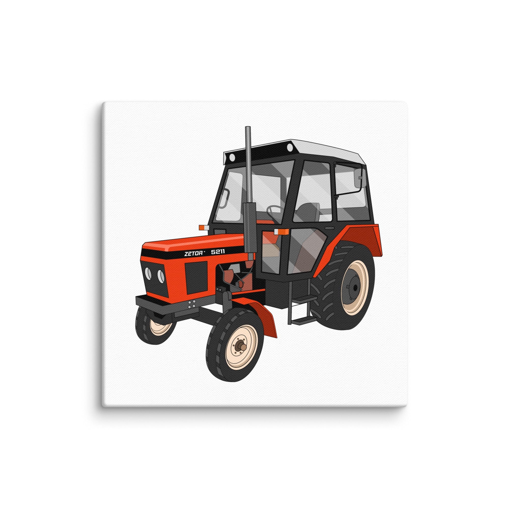 The Tractor Mugs Store 6″×6″ Zetor 5211 | Canvas Quality Farmers Merch