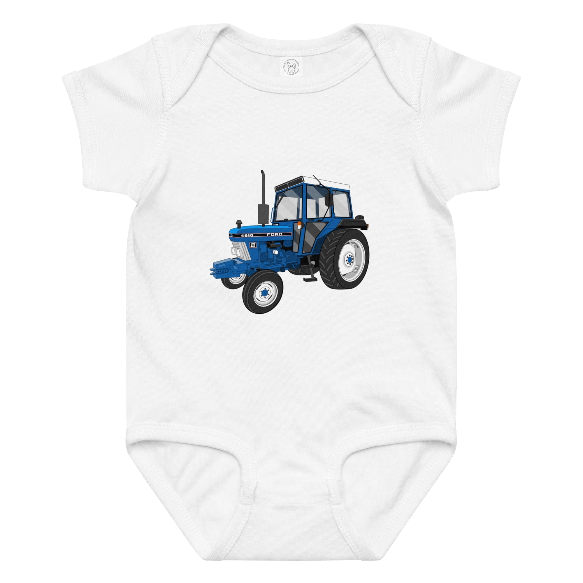 The Tractor Mugs Store 6M Ford 4610 2WD | Baby jersey bodysuit Quality Farmers Merch