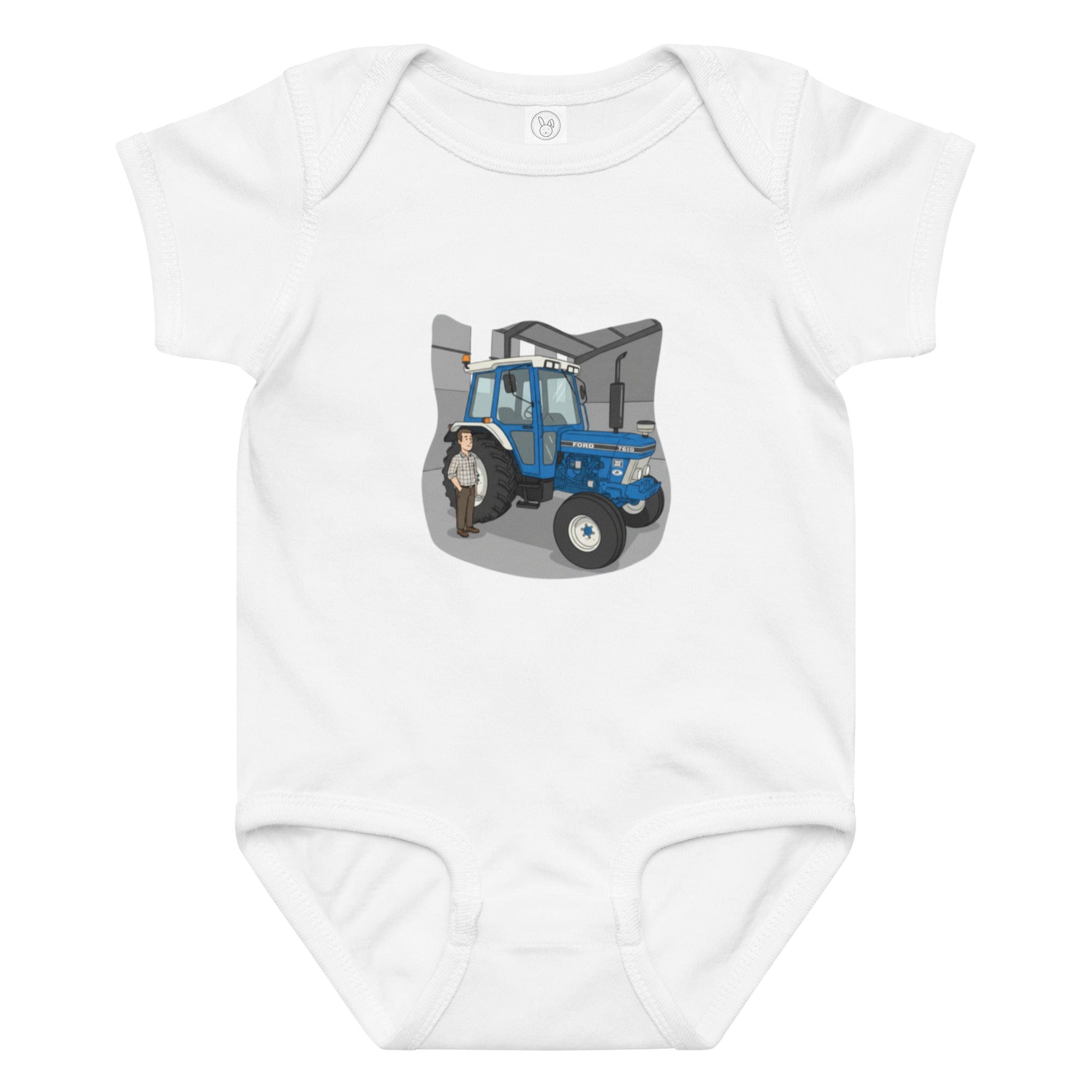 The Tractor Mugs Store 6M Ford 7610 | Baby Jersey Bodysuit Quality Farmers Merch