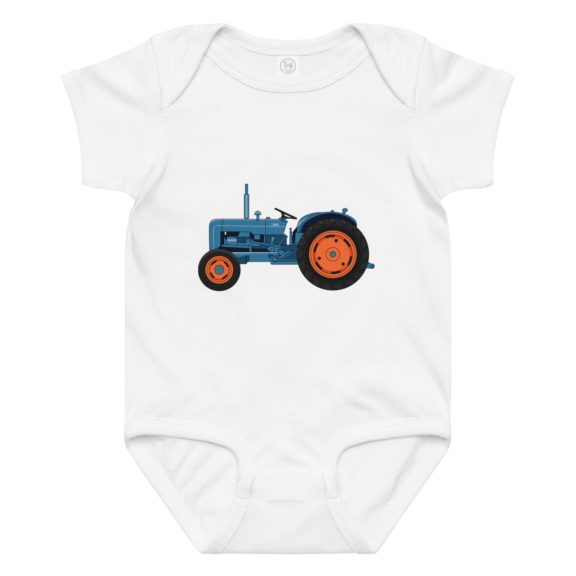 The Tractor Mugs Store 6M Fordson Dexta | Baby jersey bodysuit Quality Farmers Merch