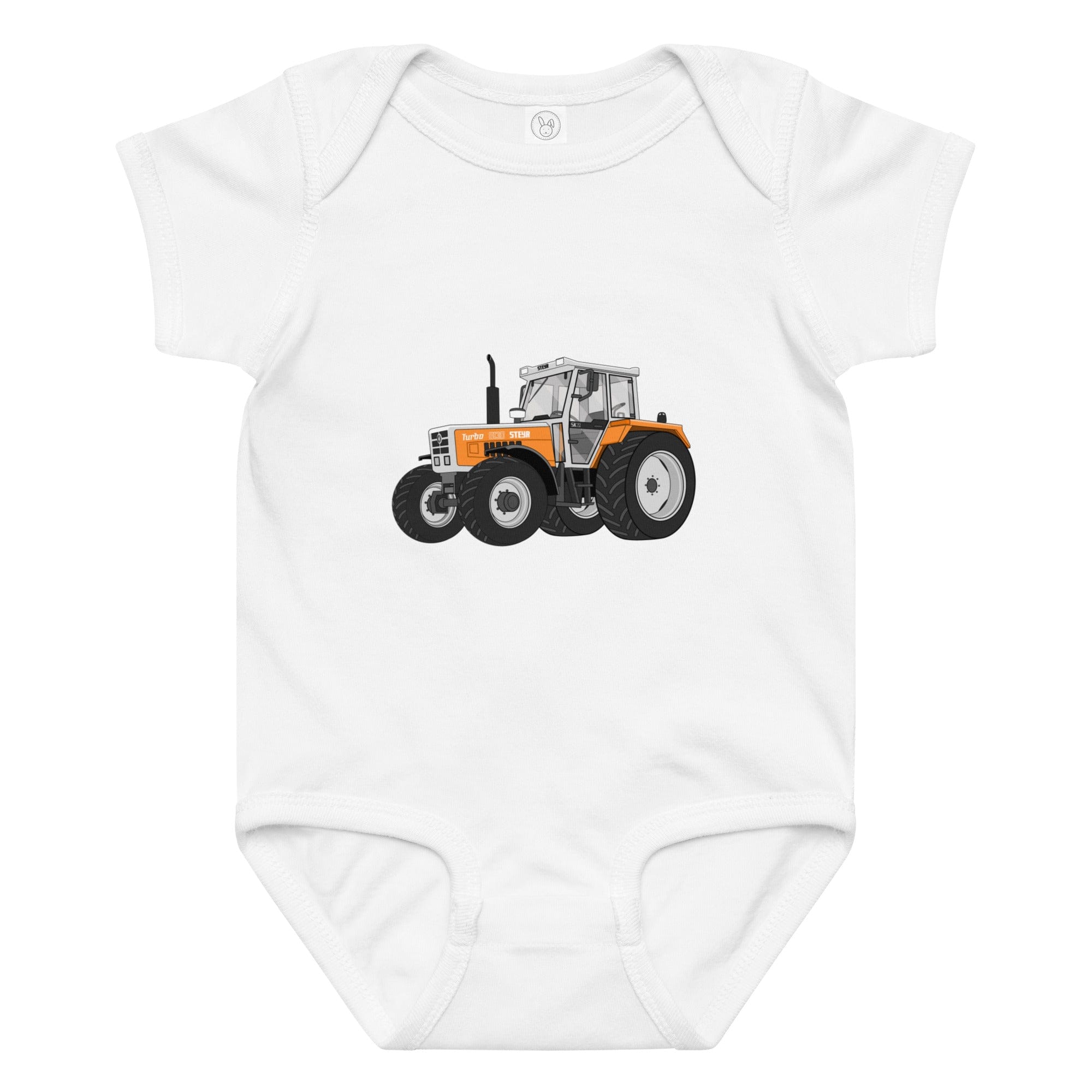 The Tractor Mugs Store 6M Steyr SK 8130 Kommunal | Baby jersey bodysuit Quality Farmers Merch