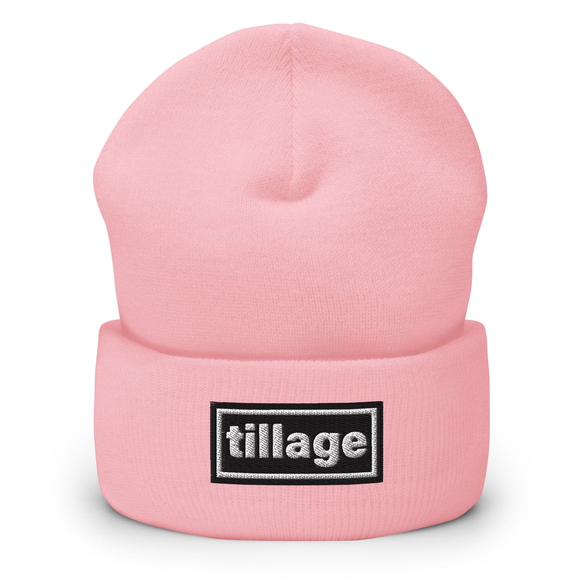 The Tractor Mugs Store Baby Pink OASIS Style 'Tillage' | Cuffed Beanie Quality Farmers Merch