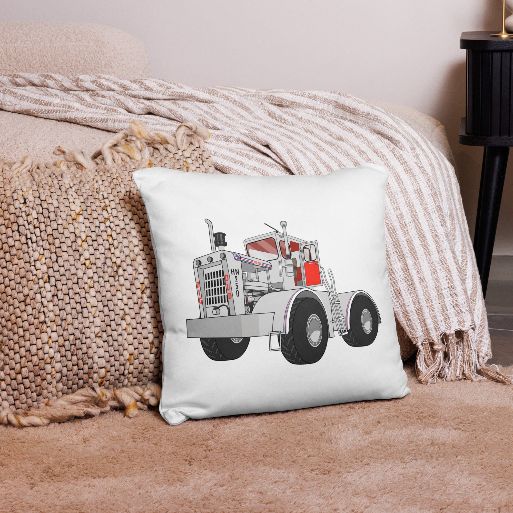 The Tractor Mugs Store Big Bud Tractor | Pillow Case Quality Farmers Merch