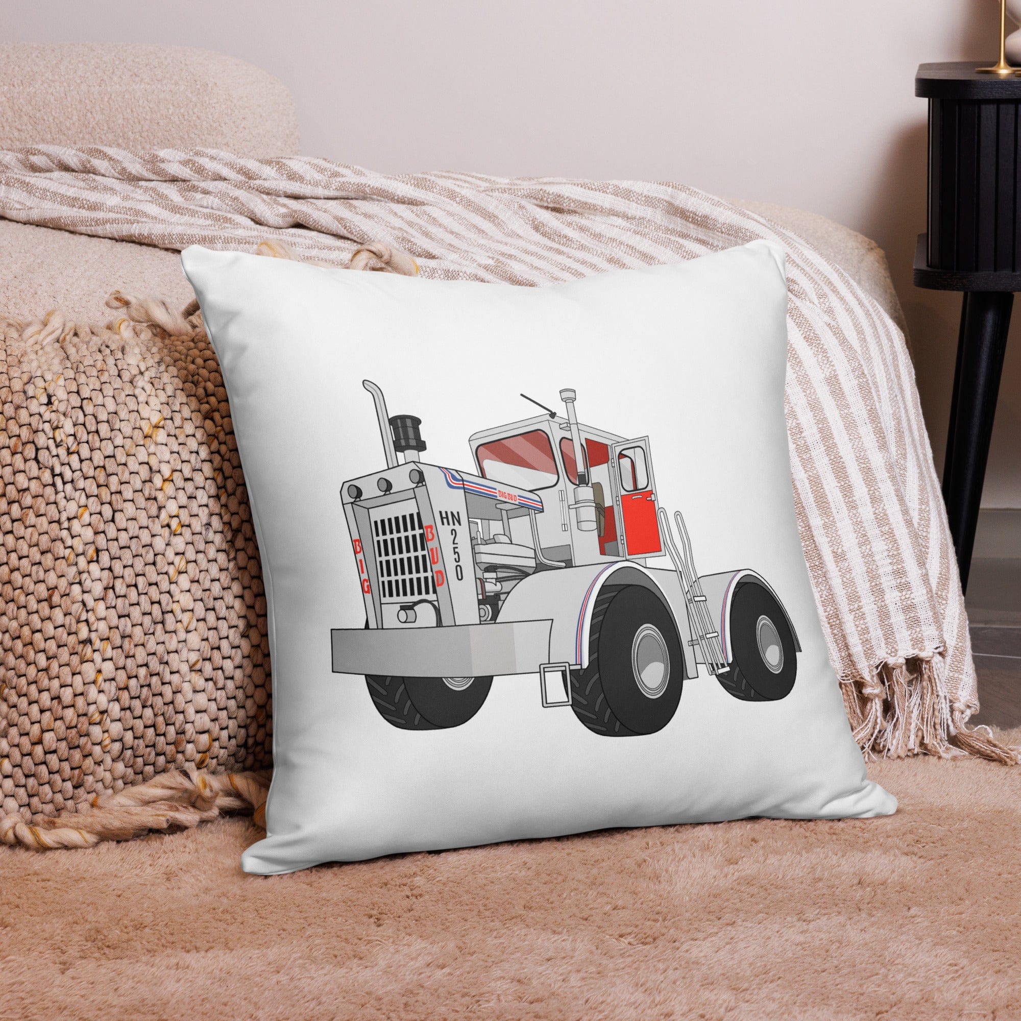 The Tractor Mugs Store Big Bud Tractor | Pillow Case Quality Farmers Merch