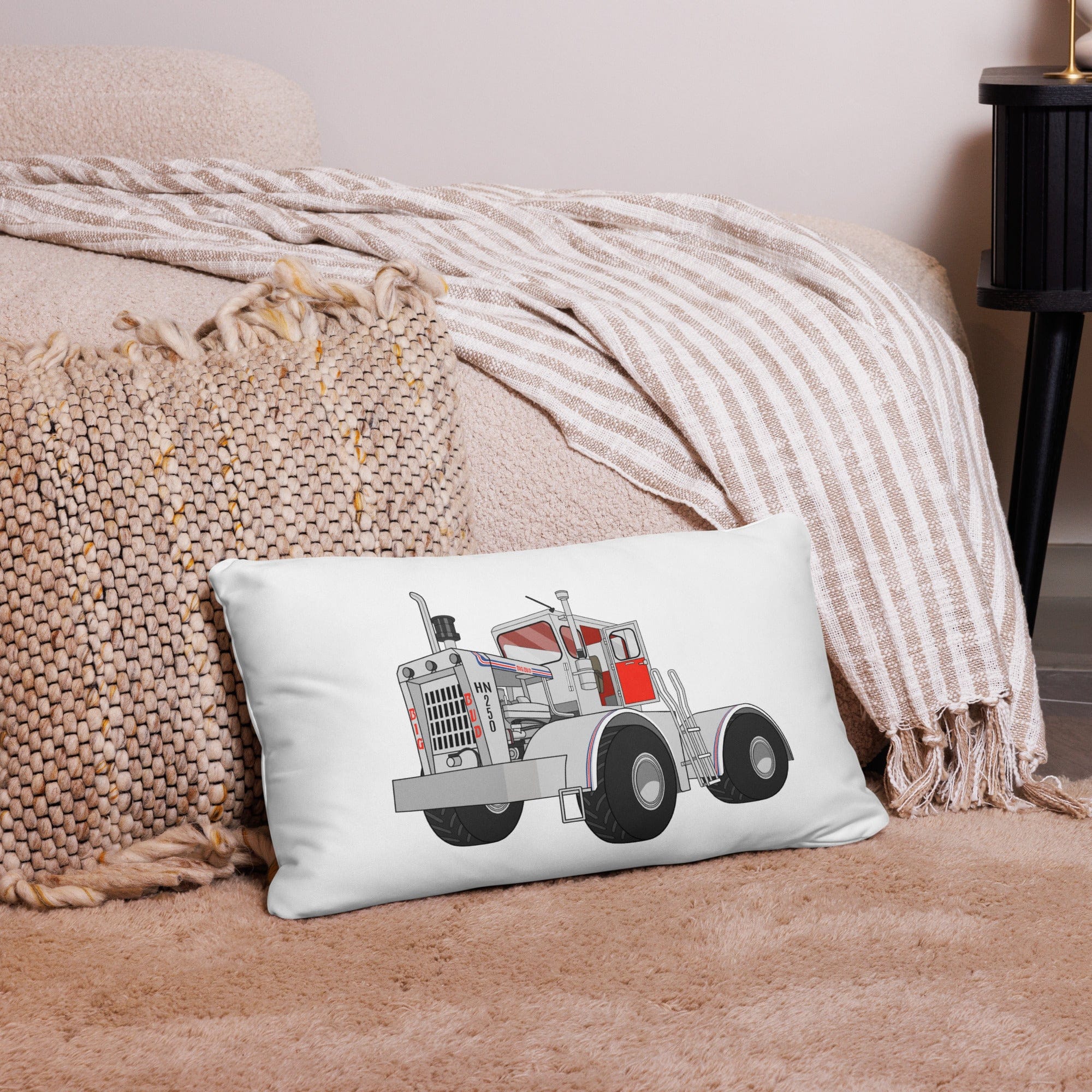 The Tractor Mugs Store Big Bud Tractor | Pillow Case Quality Farmers Merch