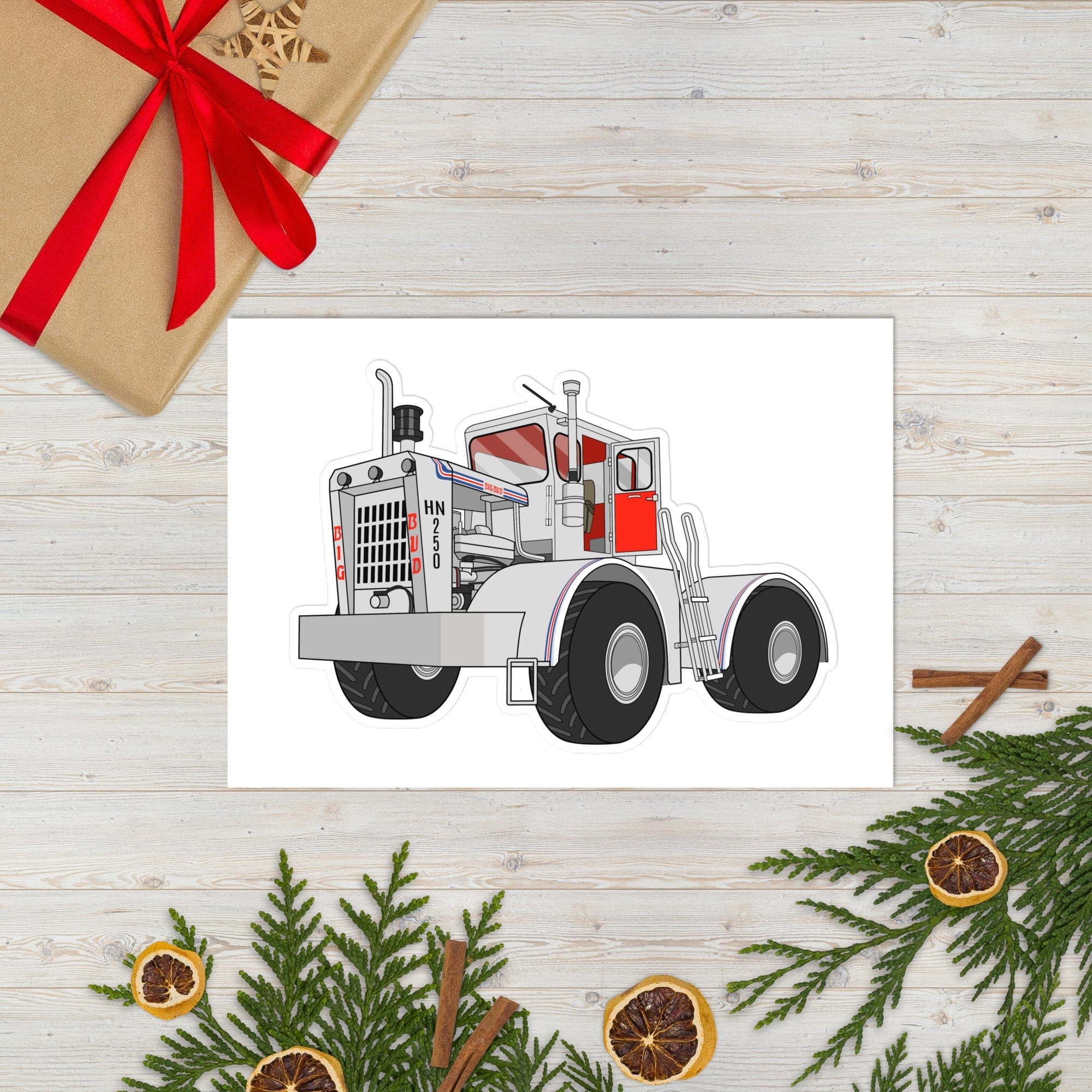 The Tractor Mugs Store Big Bud Tractor | Sticker sheet Quality Farmers Merch